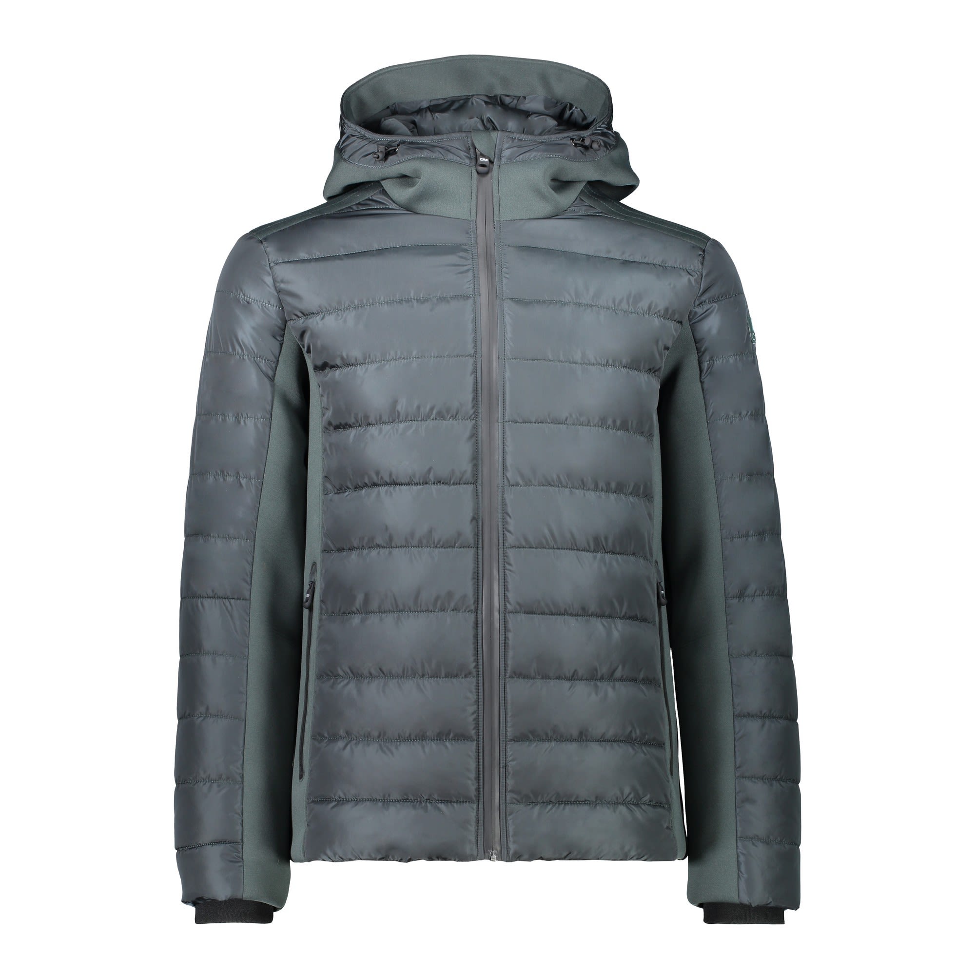 CMP Jacket FIX Hood Nylon Grau- Male Daunen Isolationsjacken- Grsse 56 - Farbe Jungle