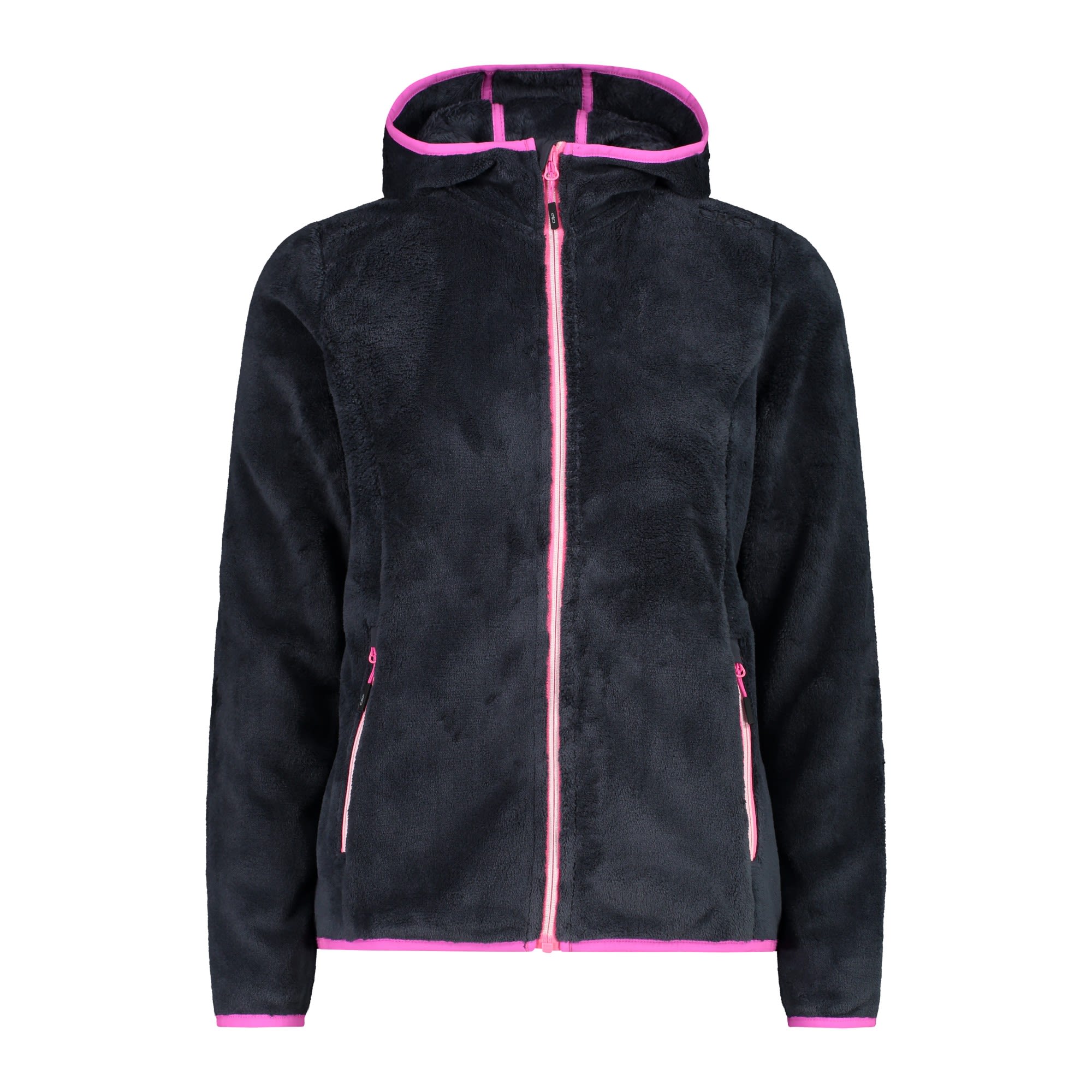 CMP Jacket FIX Hood Schwarz- Female Isolationsjacken- Grsse 36 - Farbe Titanio unter CMP