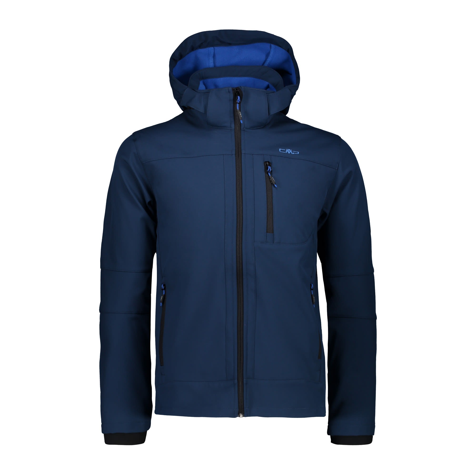 CMP Jacket Zip Hood Clean Blau- Male Softshelljacken- Grsse 58 - Farbe Marine