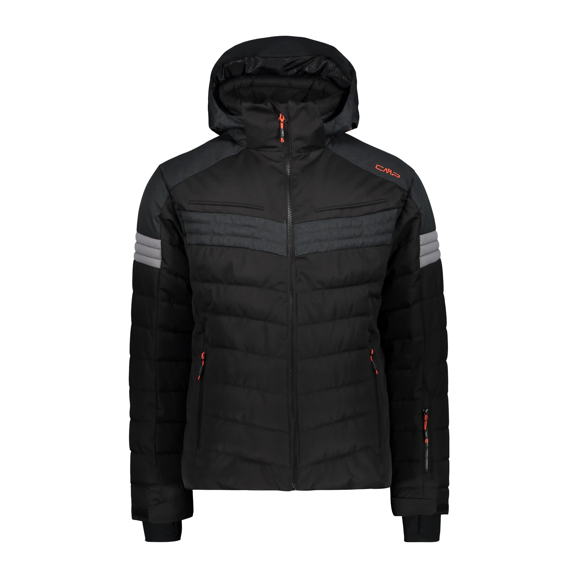 CMP Jacket Zip Hood Comfy Schwarz- Male Daunen Regenjacken und Hardshells- Grösse 58 - Farbe Nero