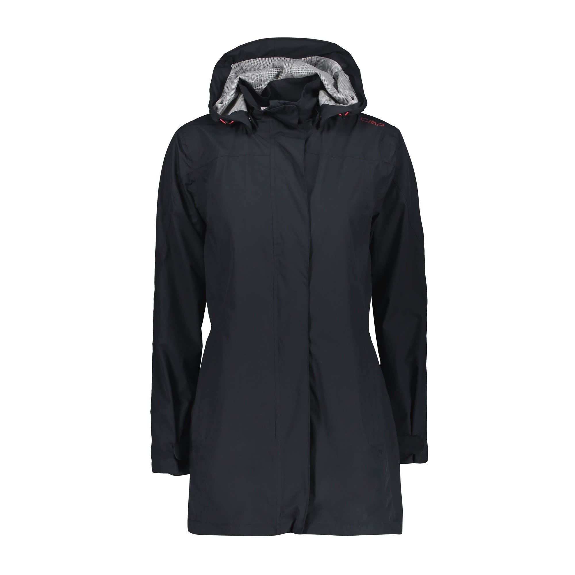 CMP Rain Jacket Button Hood Grau- Female Regenjacken und Hardshells- Grsse 34 - Farbe Antracite