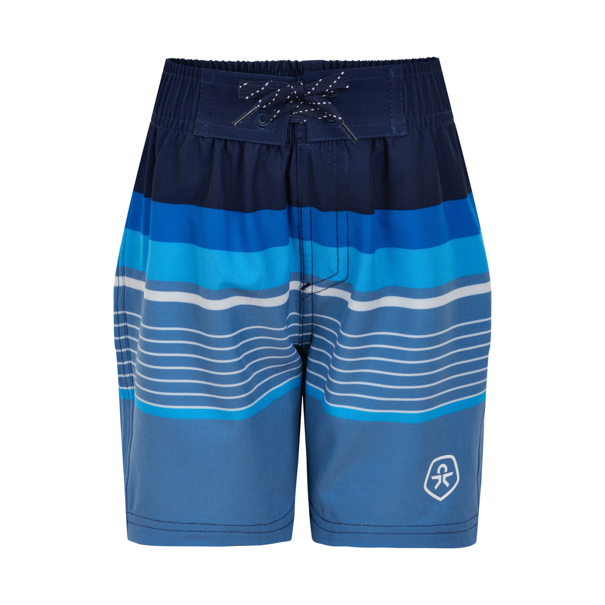 Color Kids Boys Swim Shorts Stripes Gestreift - Blau- Male Unterteile- Grsse 92 - Farbe China Blue