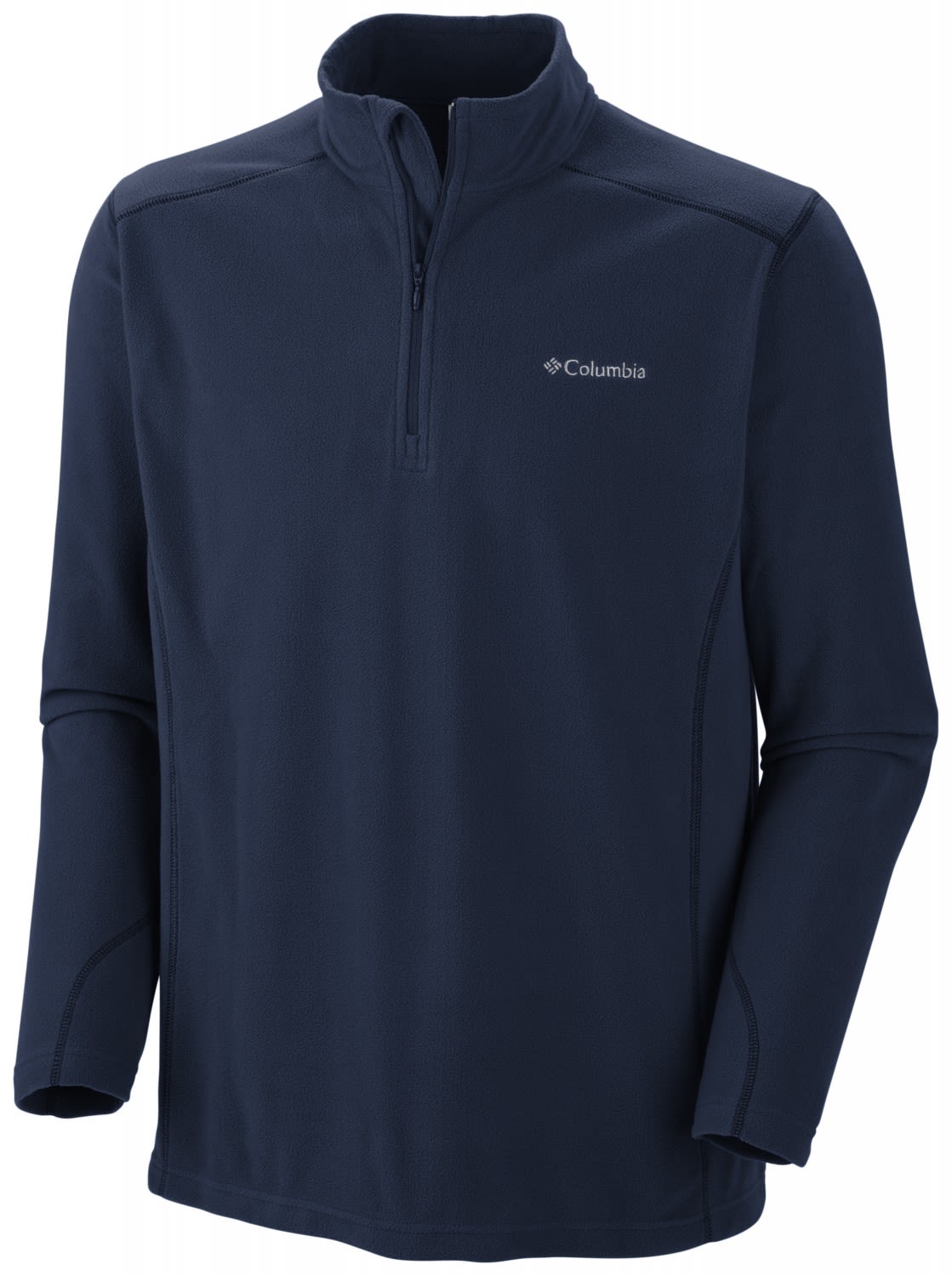 Columbia Klamath Range II Half Zip Blau- Male Langarm-Shirts- Grsse S - Farbe Collegiate Navy Solid