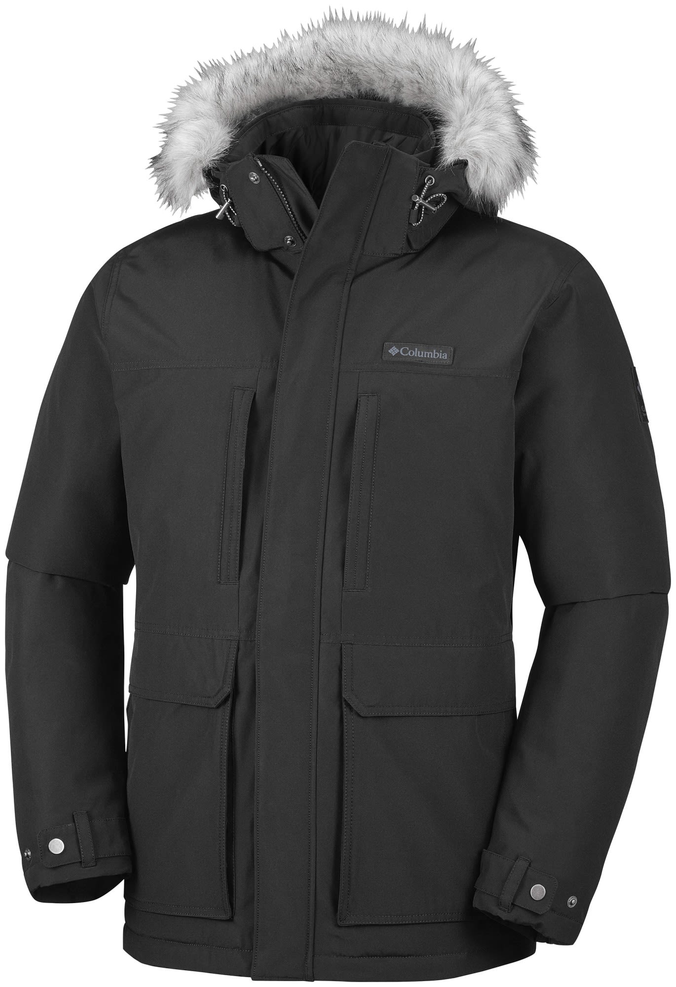 Columbia Marquam Peak Jacket Schwarz- Male Daunen Ponchos und Capes- Grsse XXL - Farbe Black
