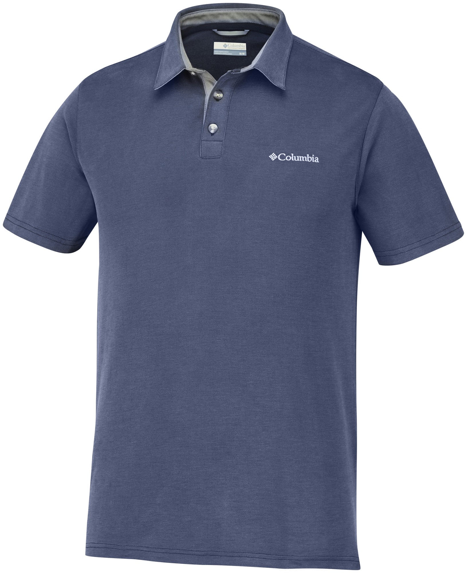 Columbia Nelson Point Polo Blau- Male Polo Shirts- Grsse S - Farbe Collegiate Navy