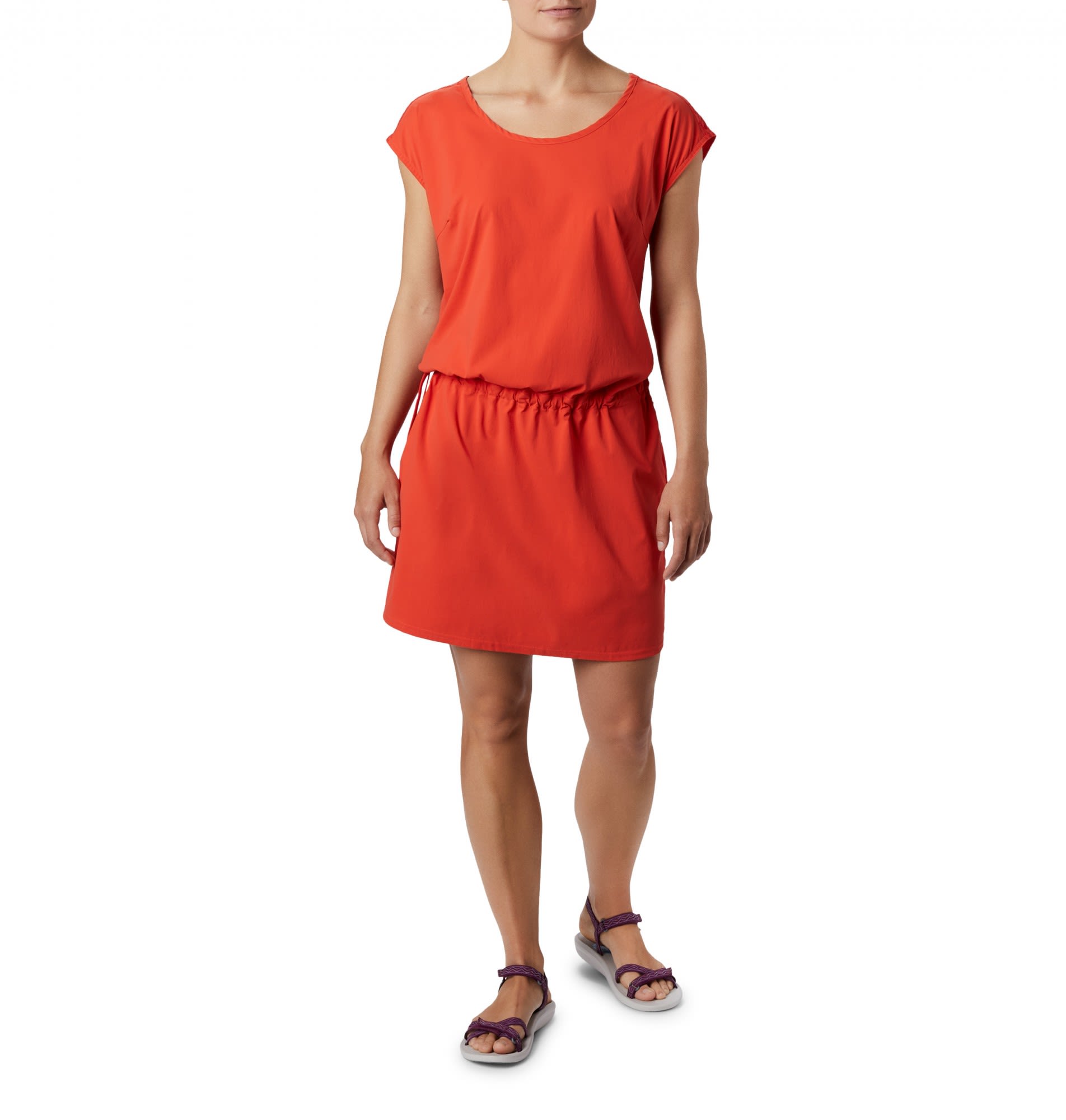Columbia Peak TO Point II Dress Rot- Female Kleider- Grsse S - Farbe Bright Poppy