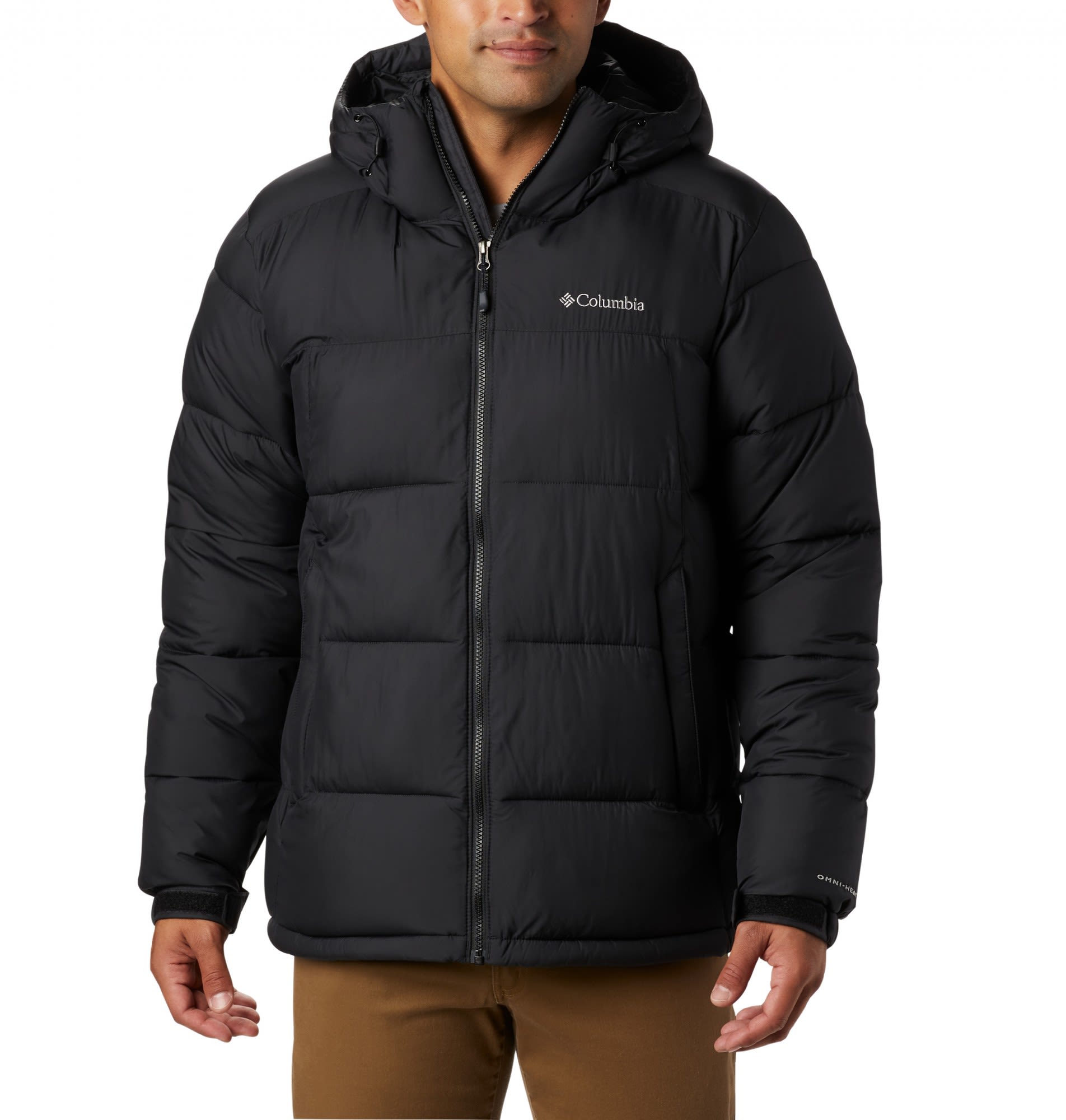 Columbia Pike Lake Hooded Jacket Schwarz- Male Isolationsjacken- Grsse S - Farbe Black