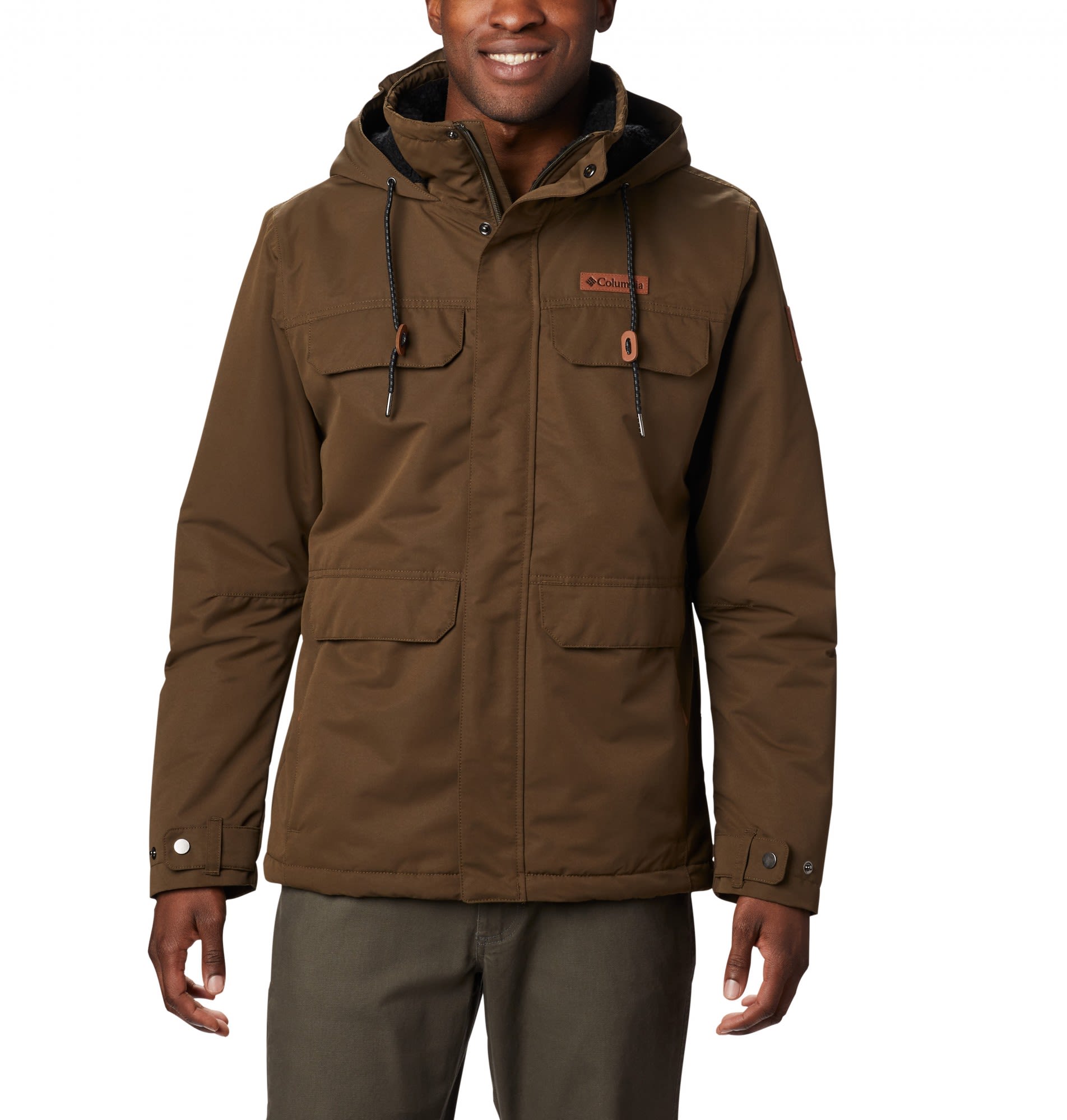Columbia South Canyon Lined Jacket Braun- Male Isolationsjacken- Grsse S - Farbe Olive Green unter Columbia