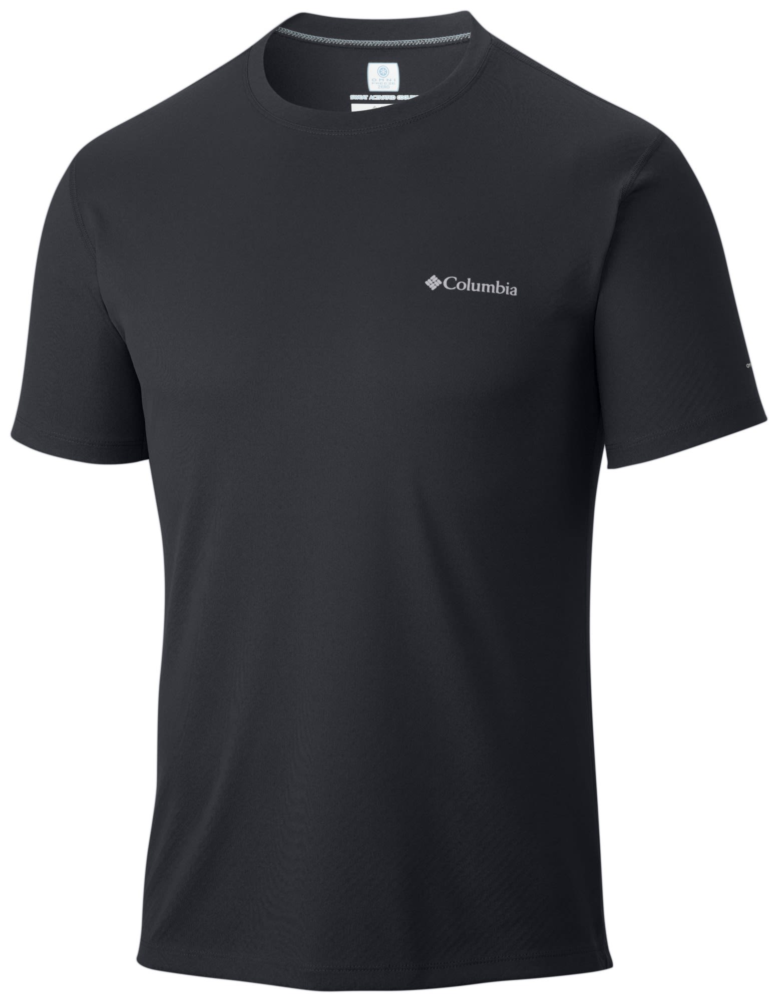 Columbia Zero Rules Short Sleeve Shirt Schwarz- Male T-Shirts- Grsse S - Farbe Black