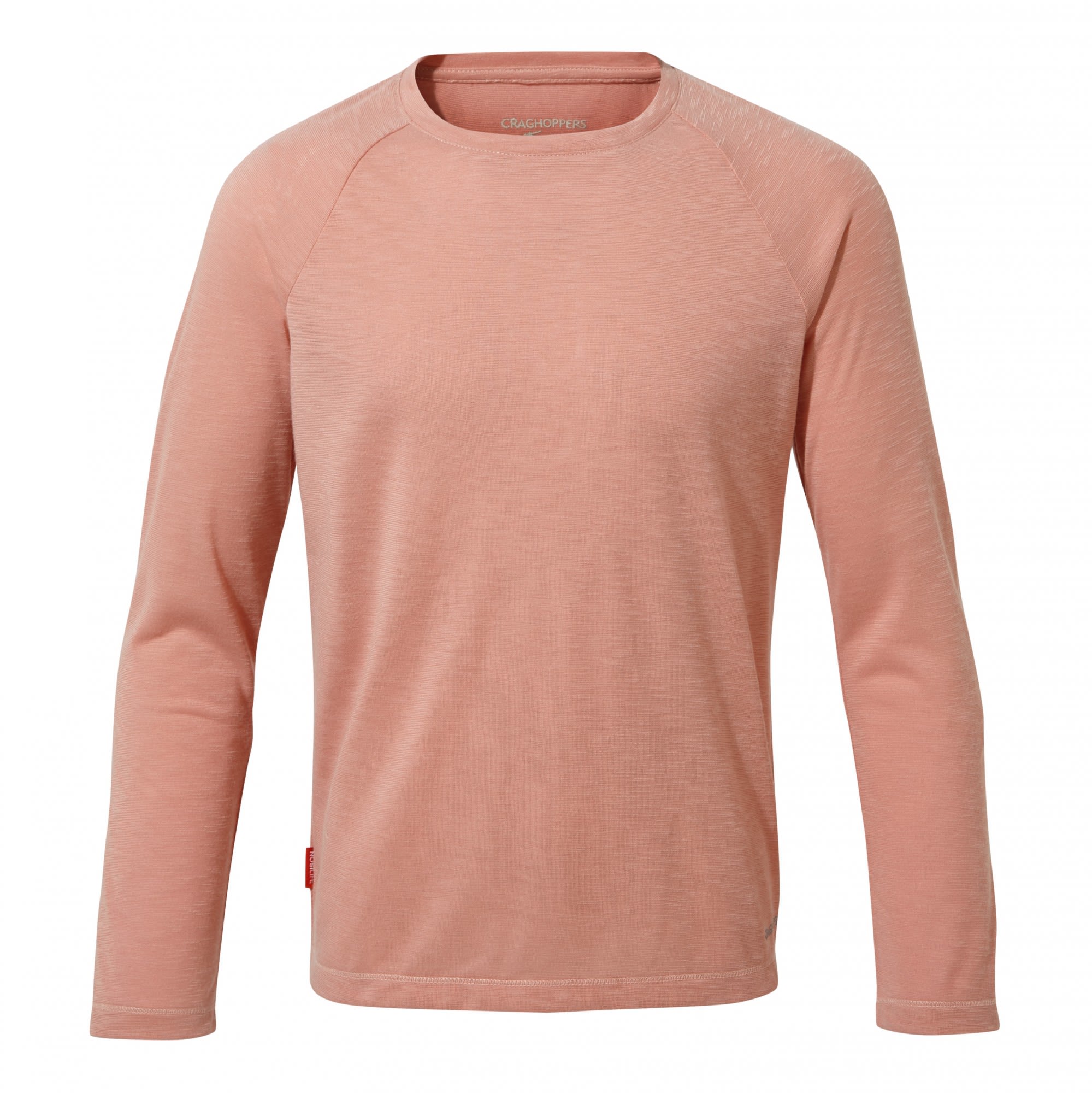 Craghoppers Girls Nosilife Paola Langarm-Shirt Pink- Female Langarm-Shirts- Grsse 11 - 12 Jahre - Farbe Rosette Slub
