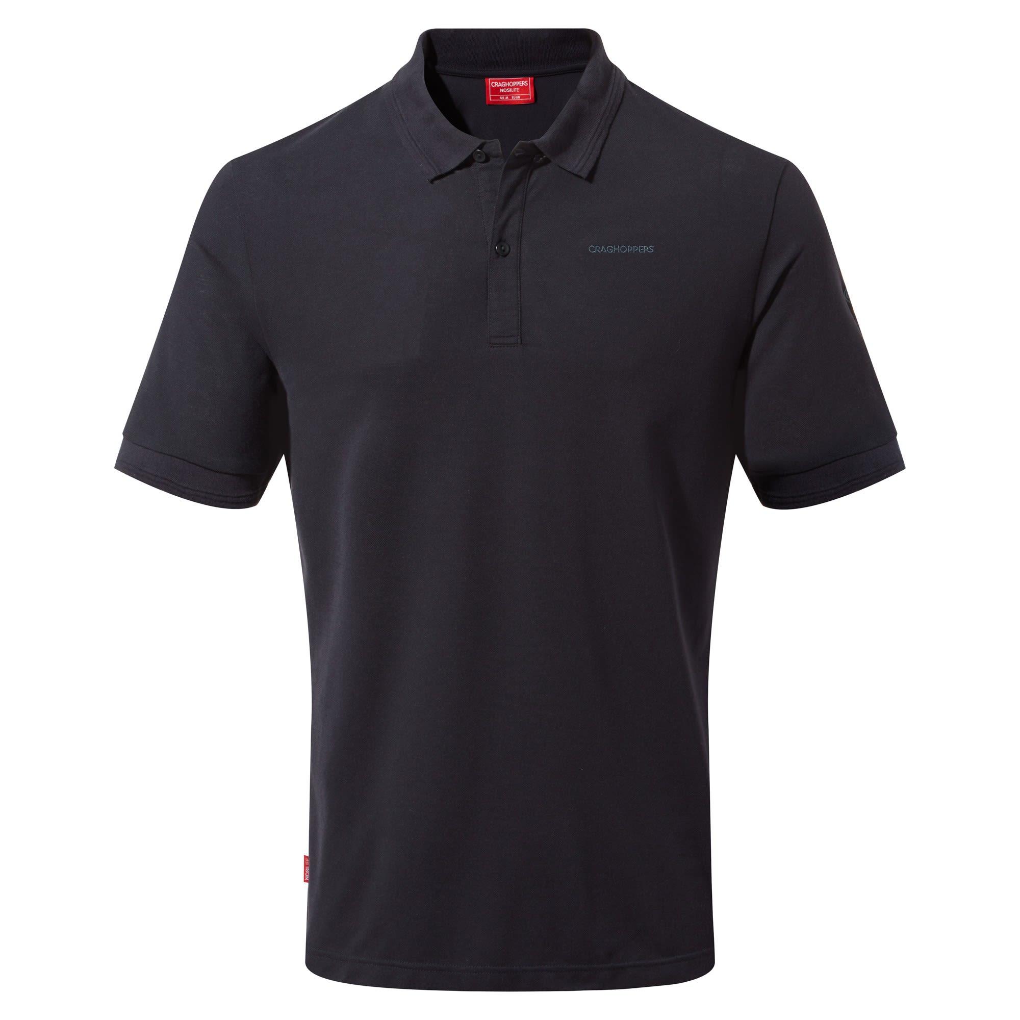 Craghoppers Mani Short Sleeved Polo Blau- Male Kurzarm-Shirts- Grsse S - Farbe Dark Navy
