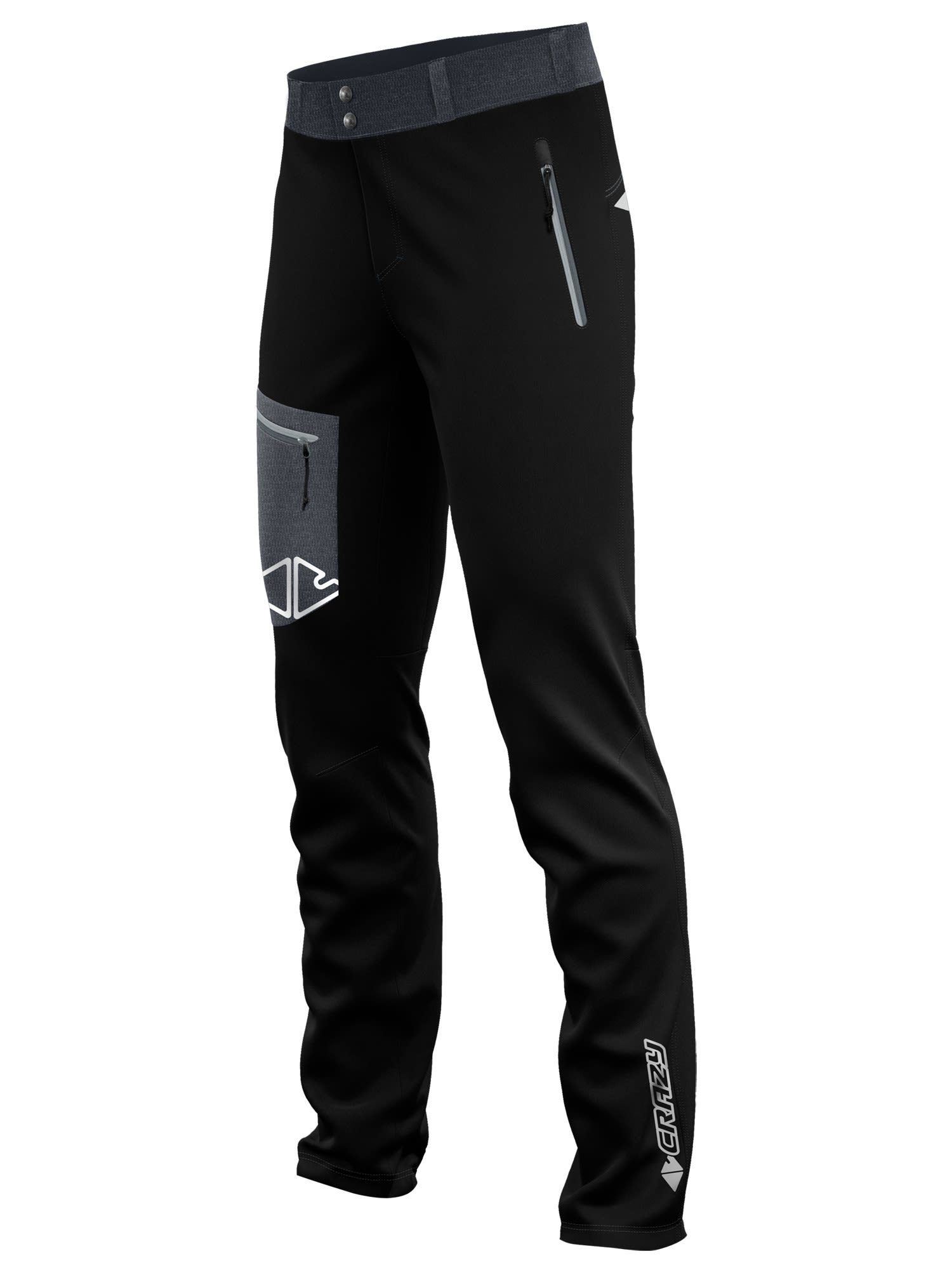 Crazy Idea Pant Resolution Schwarz- Male Lange Hosen- Grsse 46 - Farbe Black