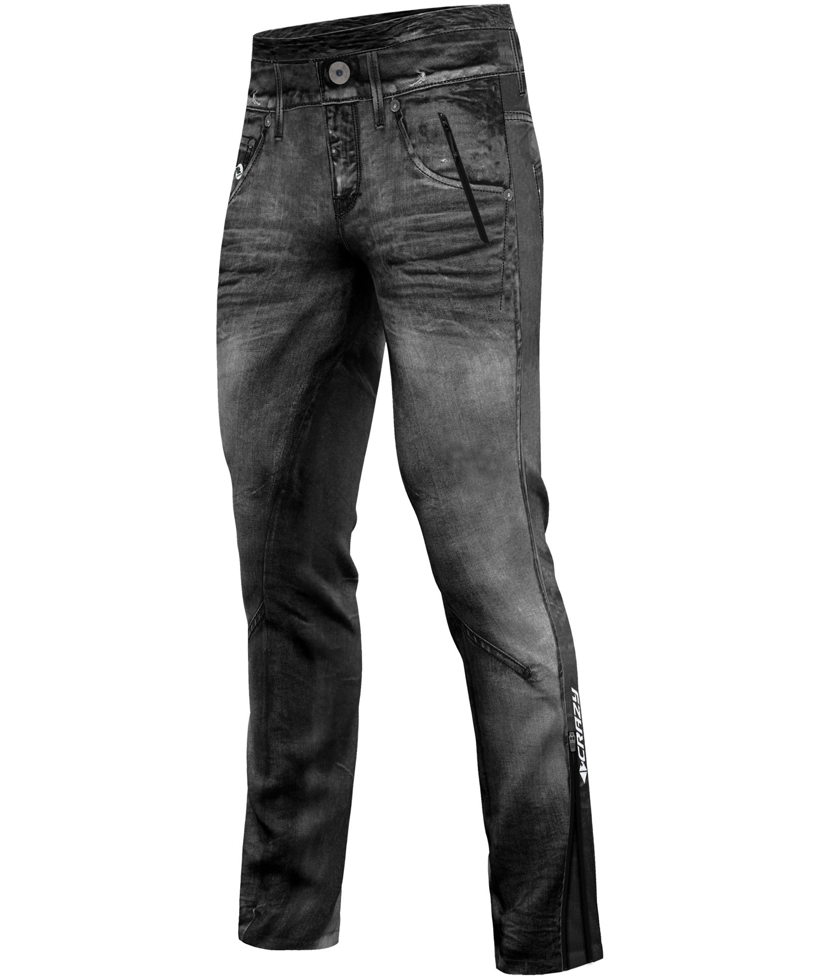 Crazy Idea Pant Super Grau- Male Jogginghosen- Grsse M - Farbe Print Gray Jeans