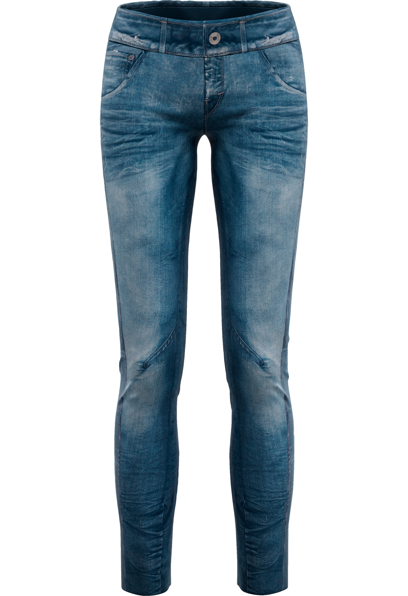 Crazy Idea Pant Wonder Magic Blau- Female Jogginghosen- Grsse XL - Farbe Print Light Jeans