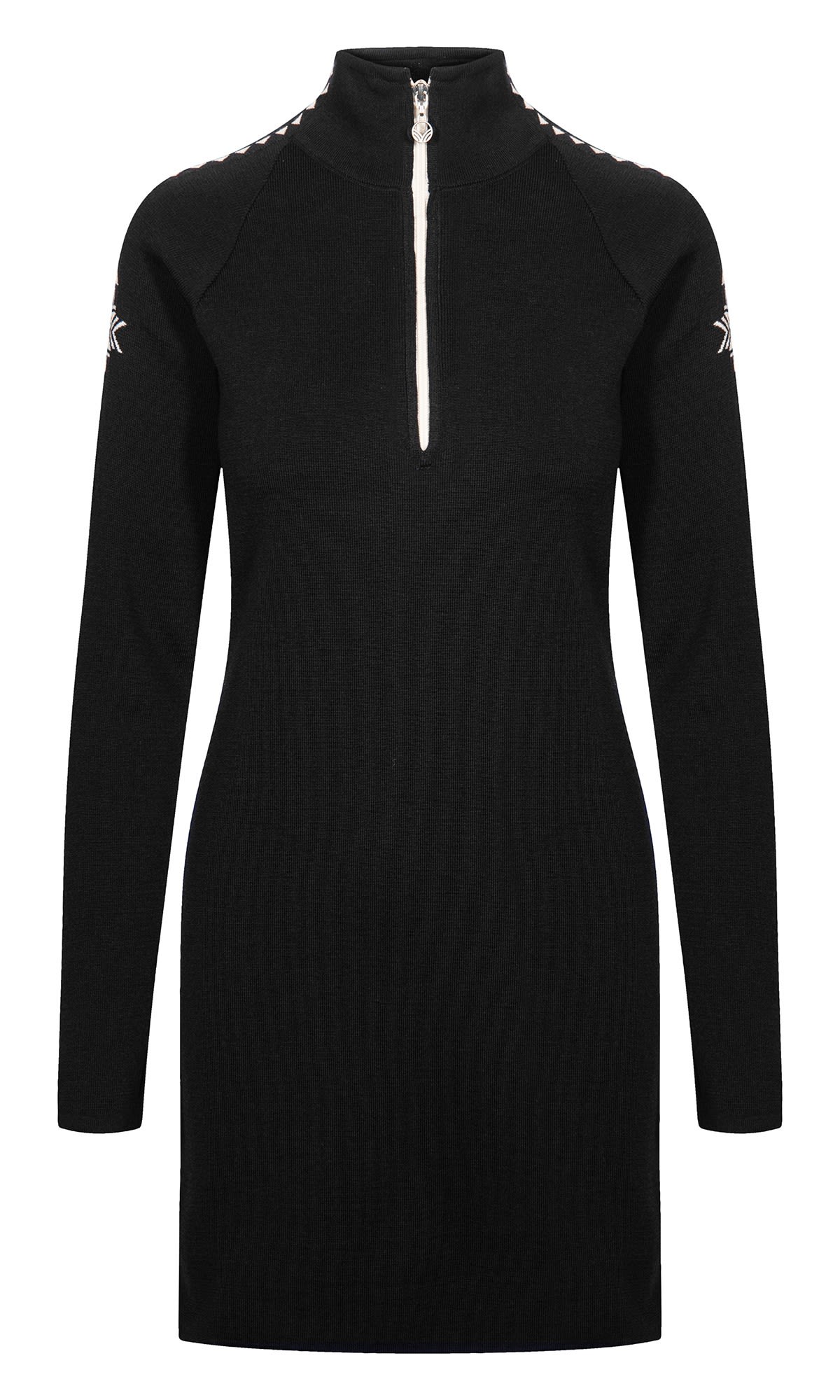 Dale Of Norway Geilo Dress Schwarz- Female Merino Kleider- Grsse XS - Farbe Black - Offwhite