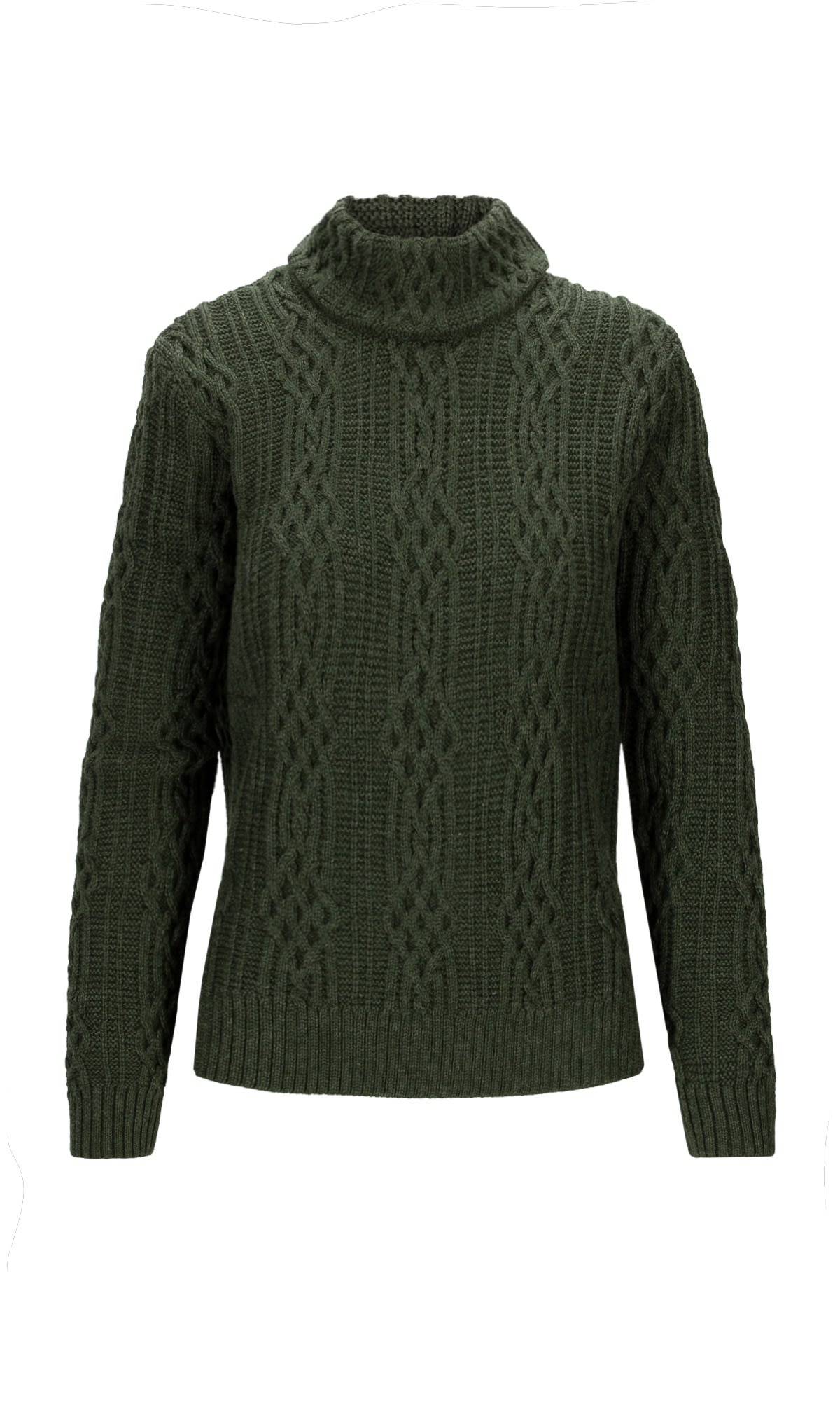 Dale Of Norway Hoven Sweater Oliv- Female Merino Sweaters und Hoodies- Grsse L - Farbe Dark Green