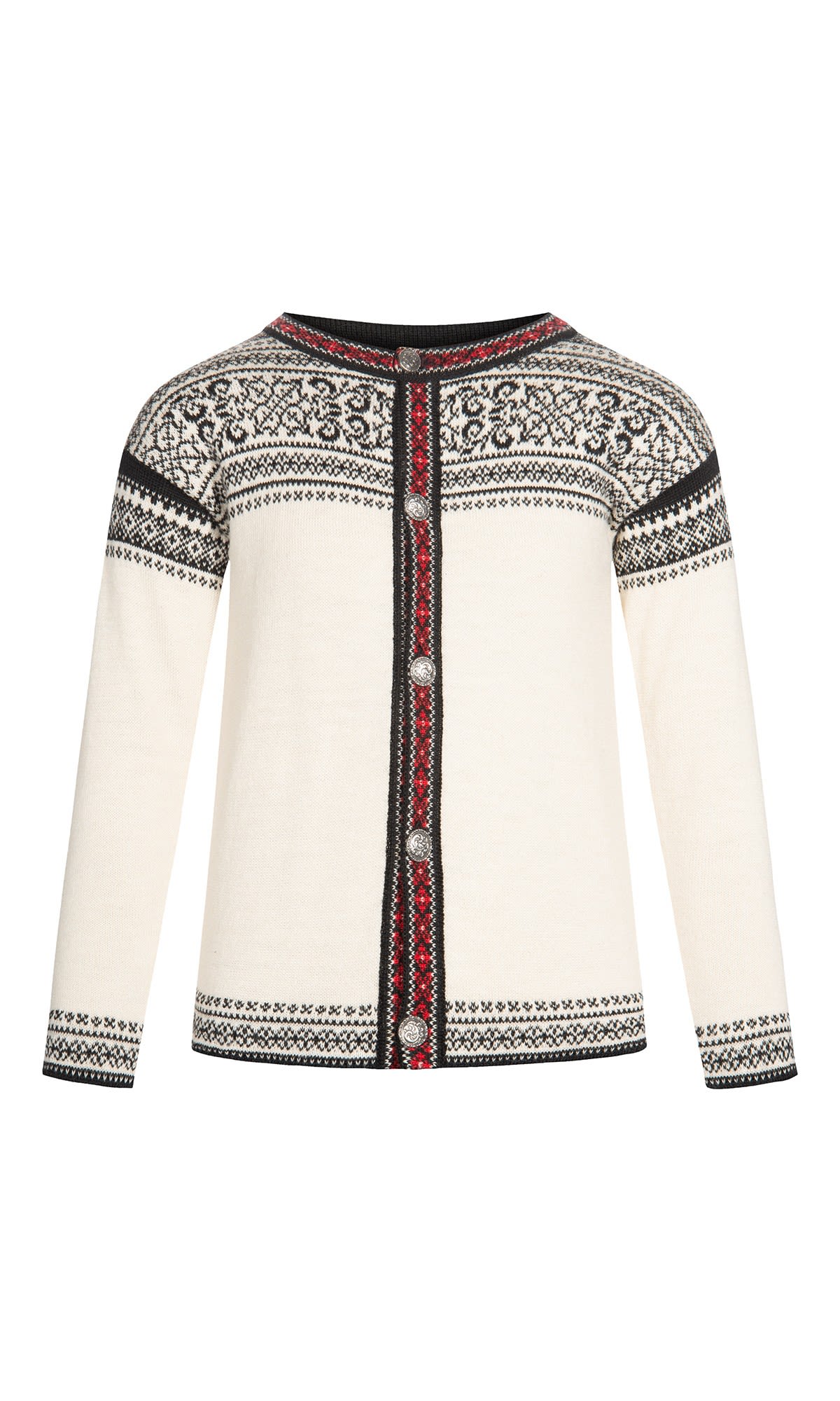 Dale Of Norway Kids Wergeland Jacket Weiss- Ponchos und Capes- Grsse 6 Jahre - Farbe Offwhite - Black - Rapsberry