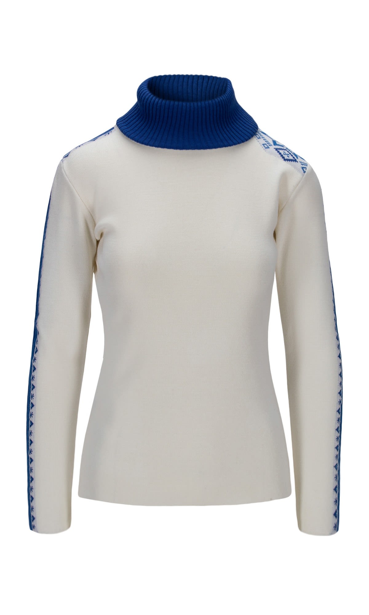 Dale Of Norway Mount Aire Sweater Weiss- Female Merino Sweaters und Hoodies- Grsse S - Farbe White - Ultramarine - Cobalt