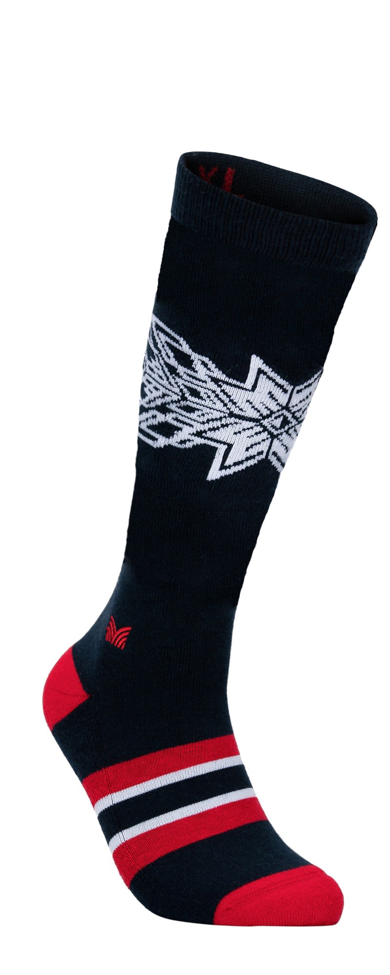 Dale Of Norway OL Spirit Socks High Blau- Merino Freizeitsocken- Grsse S - Farbe Navy - Raspberry - Offwhite