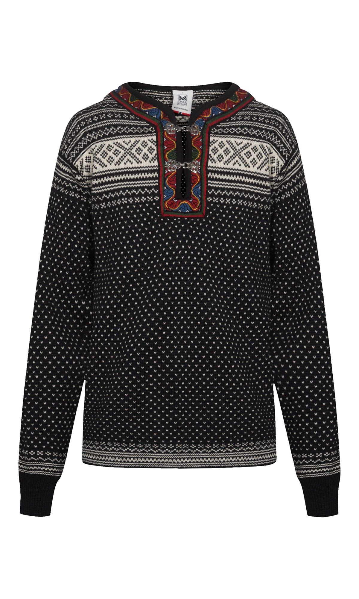 Dale Of Norway Setesdal Sweater Schwarz- Sweaters und Hoodies- Grsse XS - Farbe Black - Offwhite