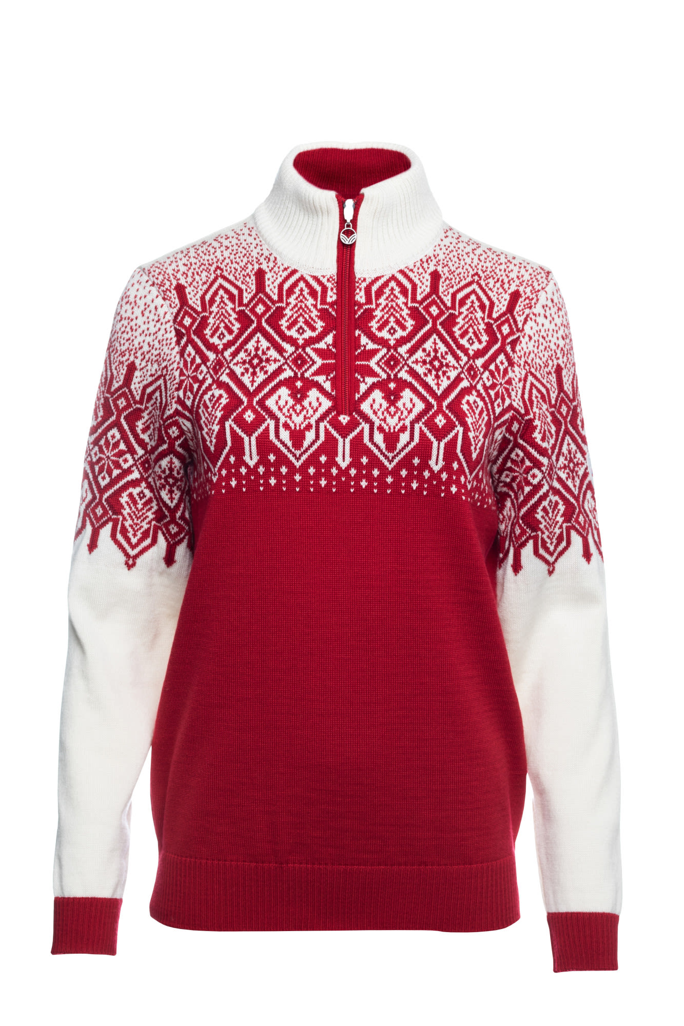 Dale Of Norway Winterland Sweater Rot- Female Merino Sweaters und Hoodies- Grsse S - Farbe Raspberry - Offwhite - Red Rose