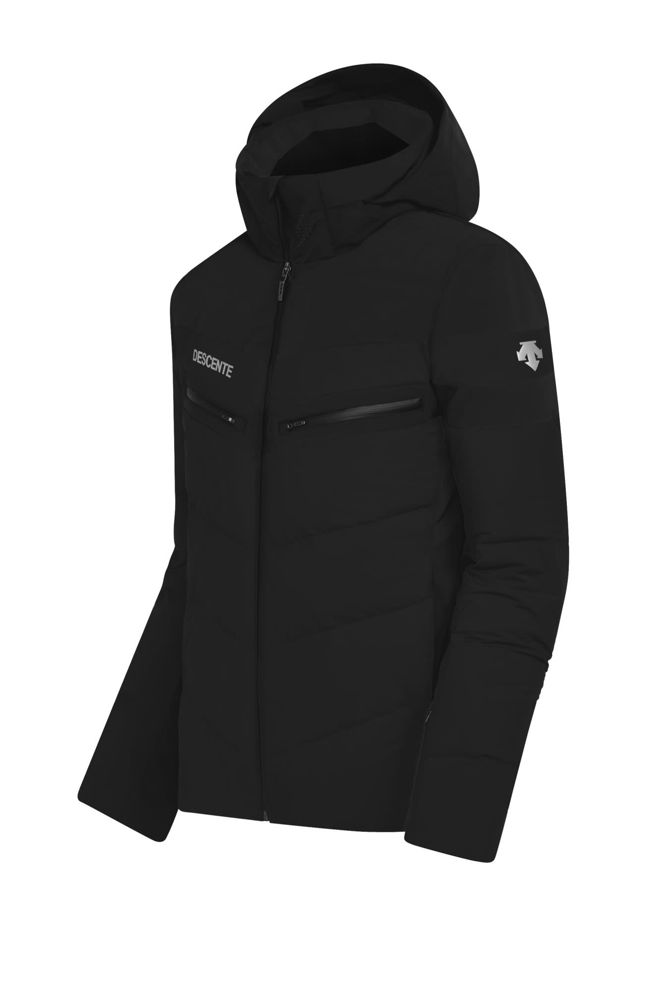 Descente Barret Hybrid Down Jacket Schwarz- Male Daunen Anoraks- Grsse 50 - Farbe Black