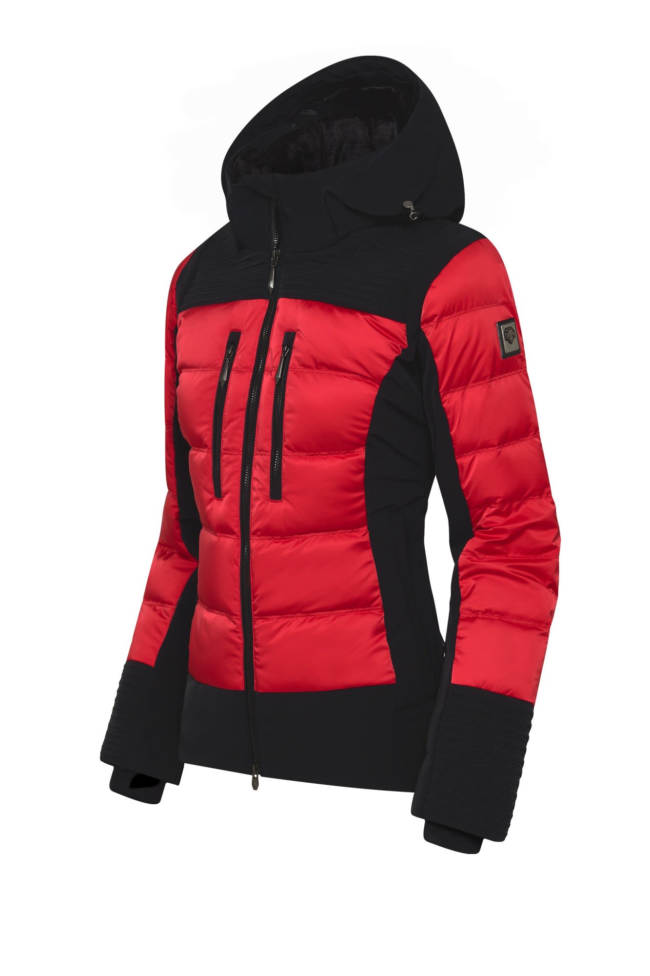 Descente Lizette Down Jacket Rot- Female Daunen Anoraks- Grsse 42 - Farbe Electric Red