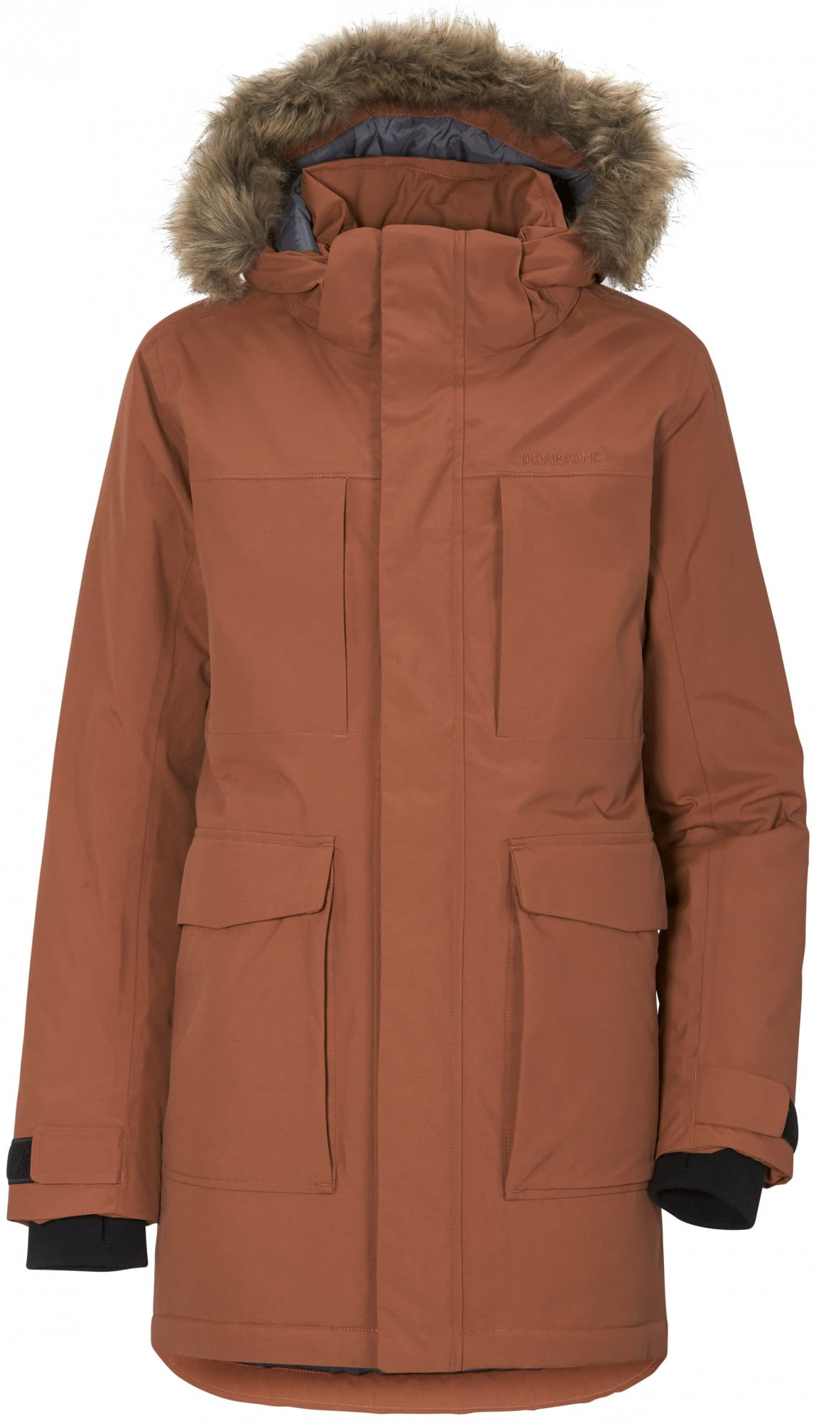Didriksons Boys Madi Parka 2 Braun- Male Ponchos und Capes- Grsse 130 - Farbe Bisquit Brown