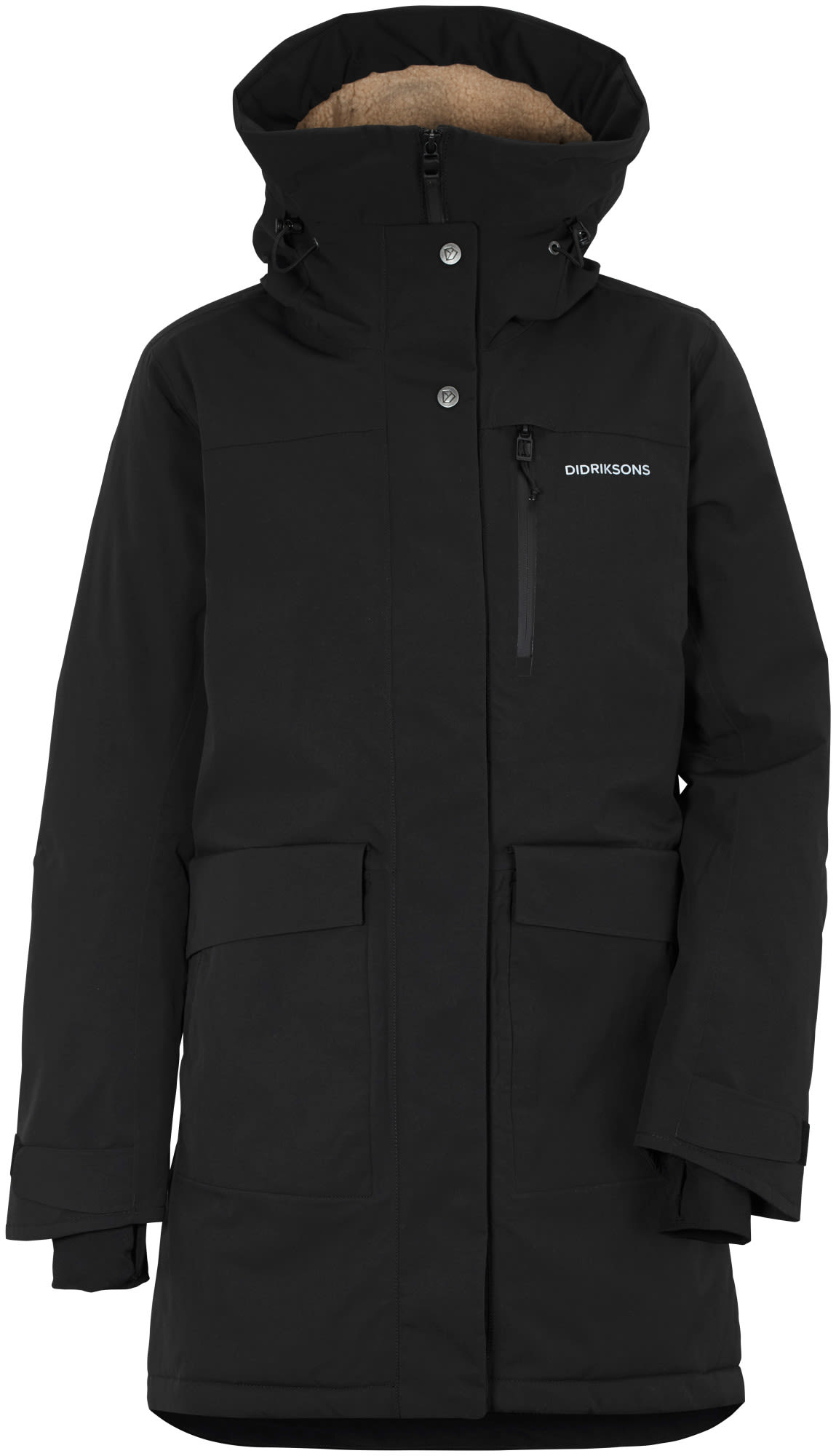 Didriksons Ciana Parka 2 Schwarz- Female Parkas- Grsse 40 - Farbe Black