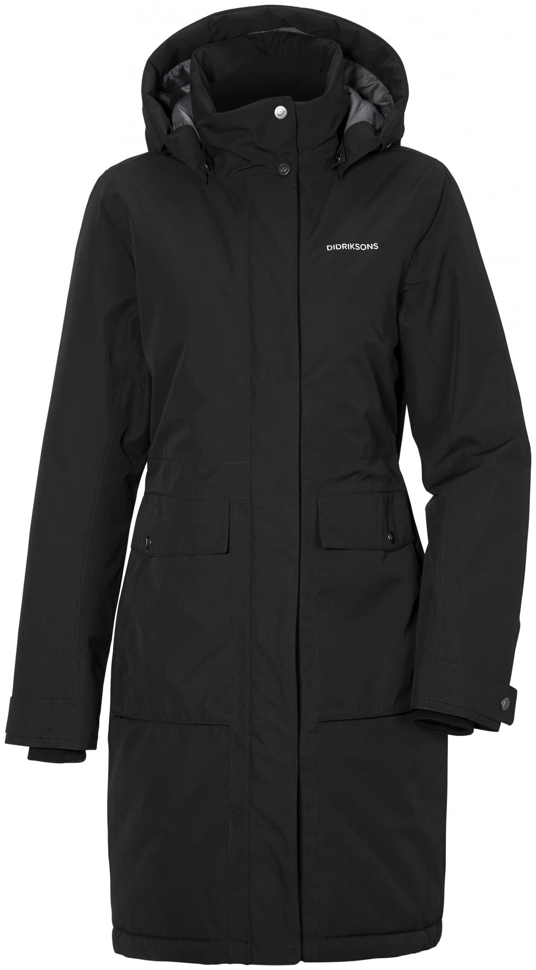 Didriksons Emilia Parka 2 Schwarz- Female Ponchos und Capes- Grsse 42 - Farbe Black