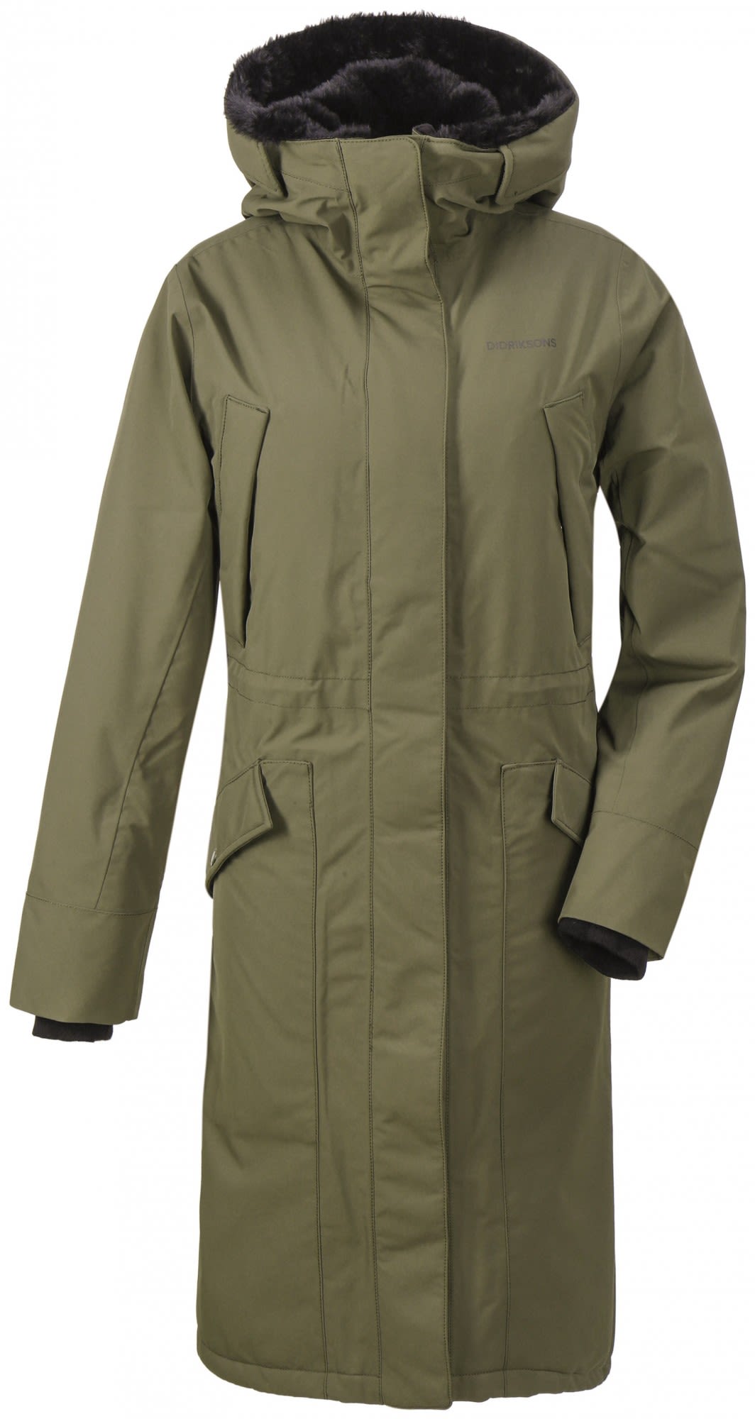 Didriksons Nicolina Parka Grn- Female Isolationsjacken- Grsse 46 - Farbe Fog Green