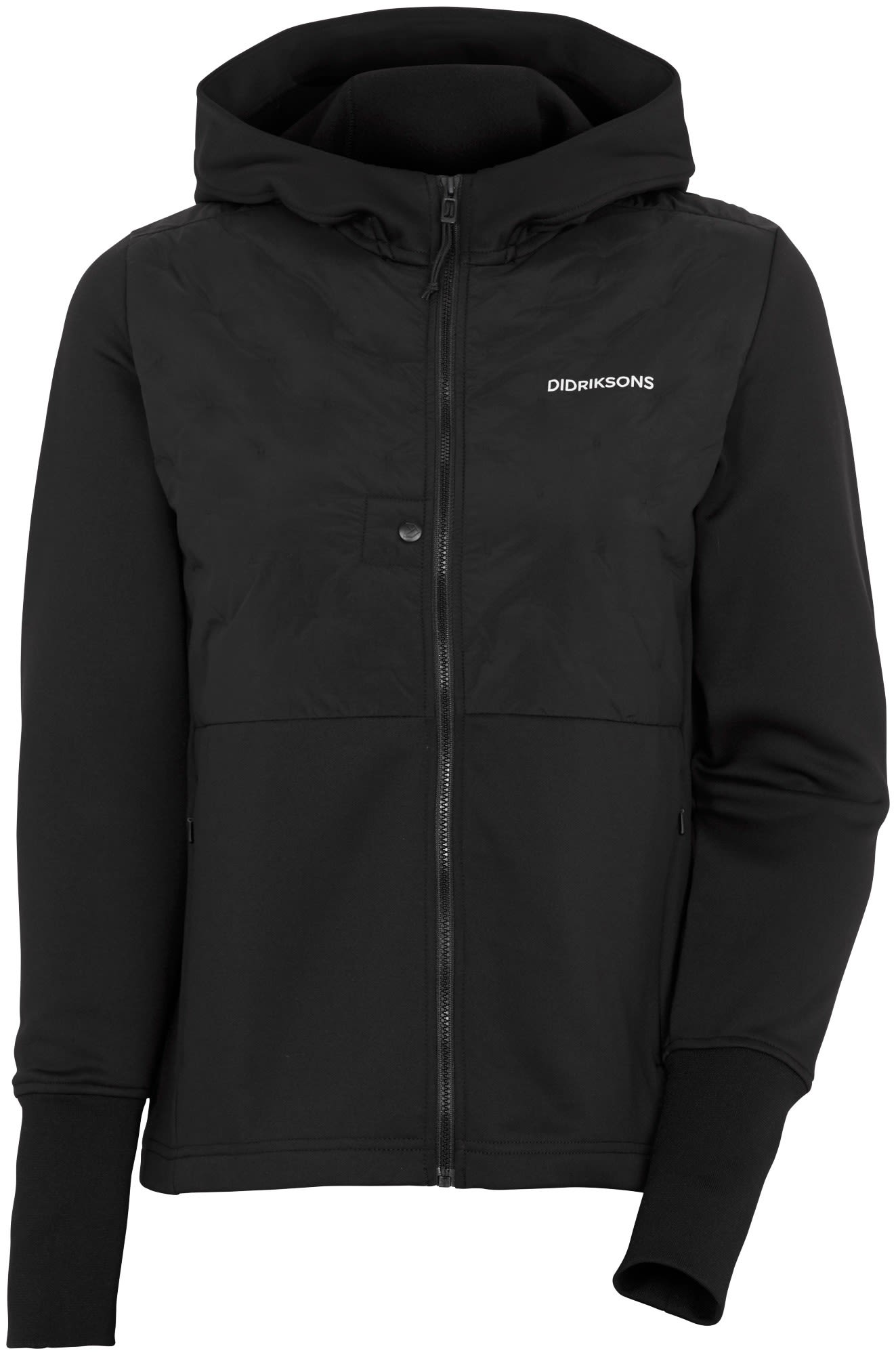 Didriksons Valda Full-Zip 2 Schwarz- Female Ponchos und Capes- Grsse 34 - Farbe Black