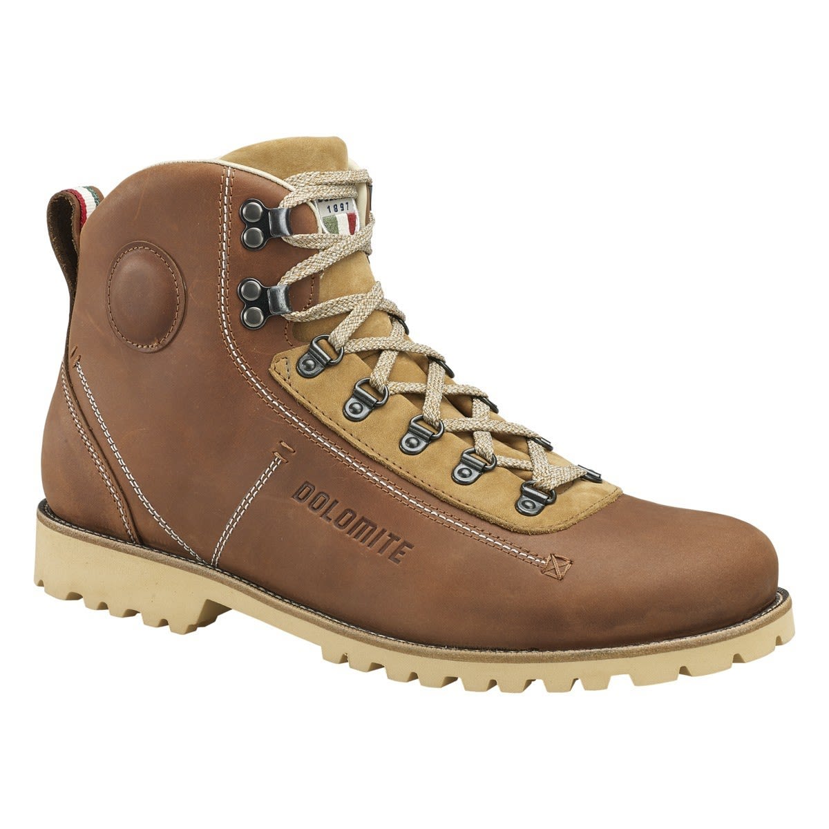 Dolomite 54 La Classica LH Braun- Freizeitschuhe- Grsse EU 42 - Farbe Ochre Red