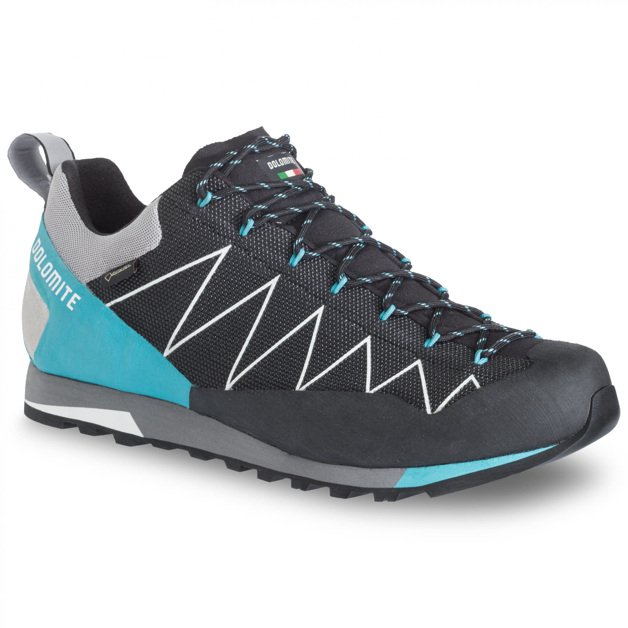 Dolomite Crodarossa Lite Gtx(R)(R) 2-0 Schwarz- Female Gore-Tex(R) Hiking- und Approach-Schuhe- Grsse EU 36 2-3 - Farbe Black - Capri Blue
