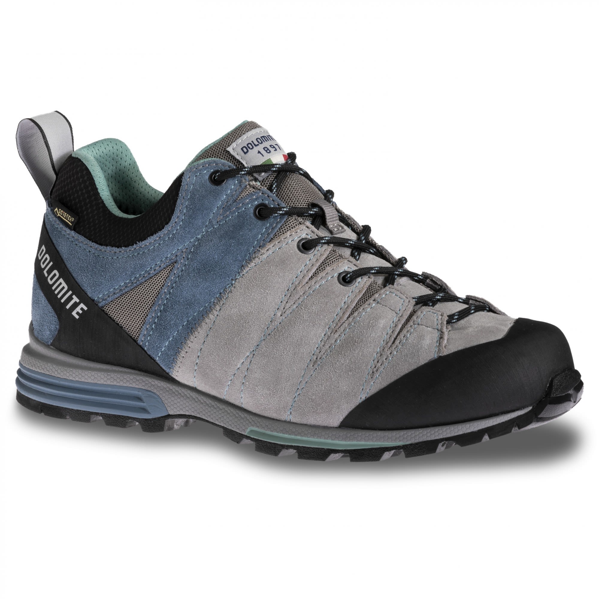 Dolomite Diagonal Pro Gtx(R)(R) Blau - Grau- Female Gore-Tex(R) Hiking- und Approach-Schuhe- Grsse EU 40 2-3 - Farbe Warm Grey - Stone Blue