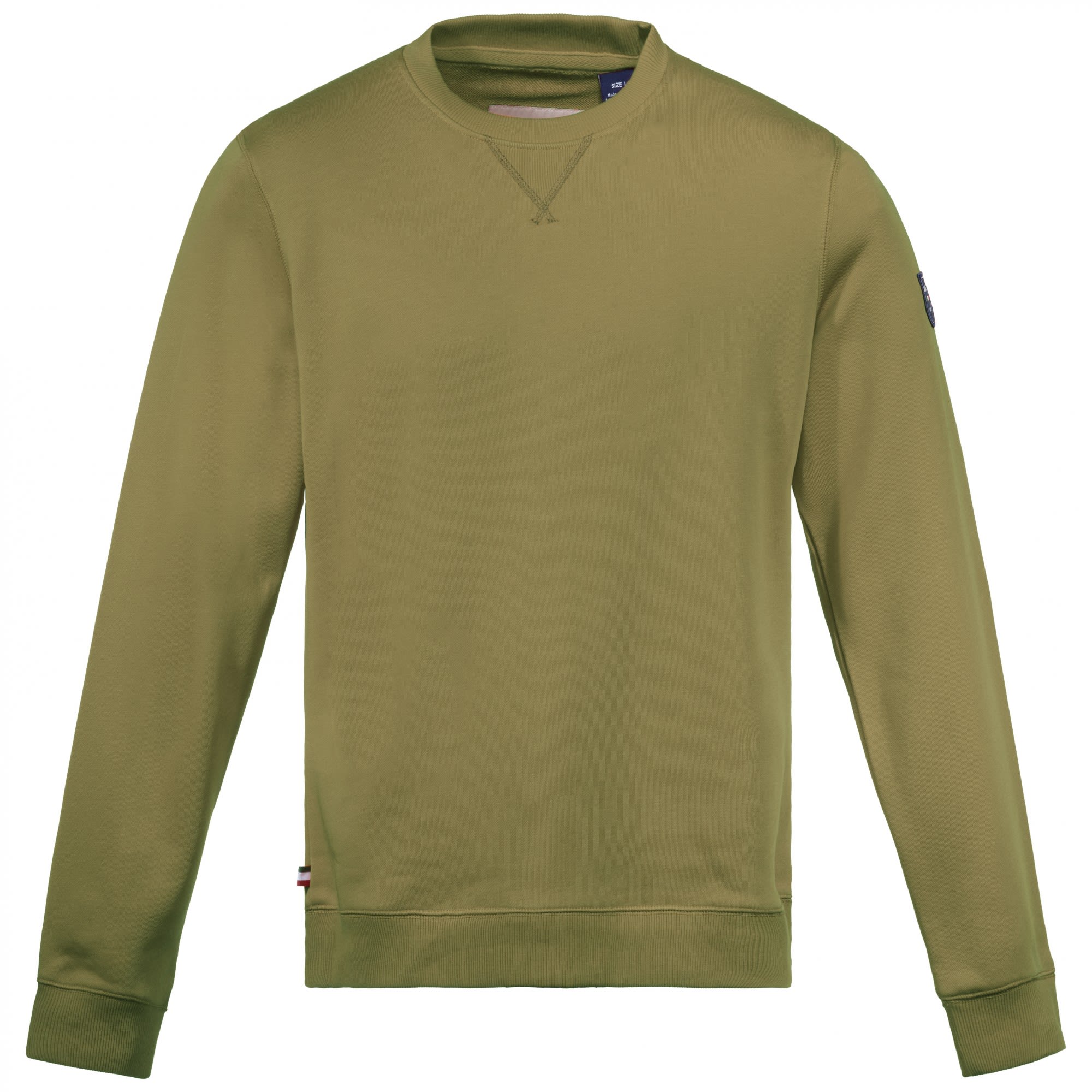 Dolomite Gardena Fleece Crew Grn- Male Freizeitpullover- Grsse M - Farbe Chalice Khaki Green