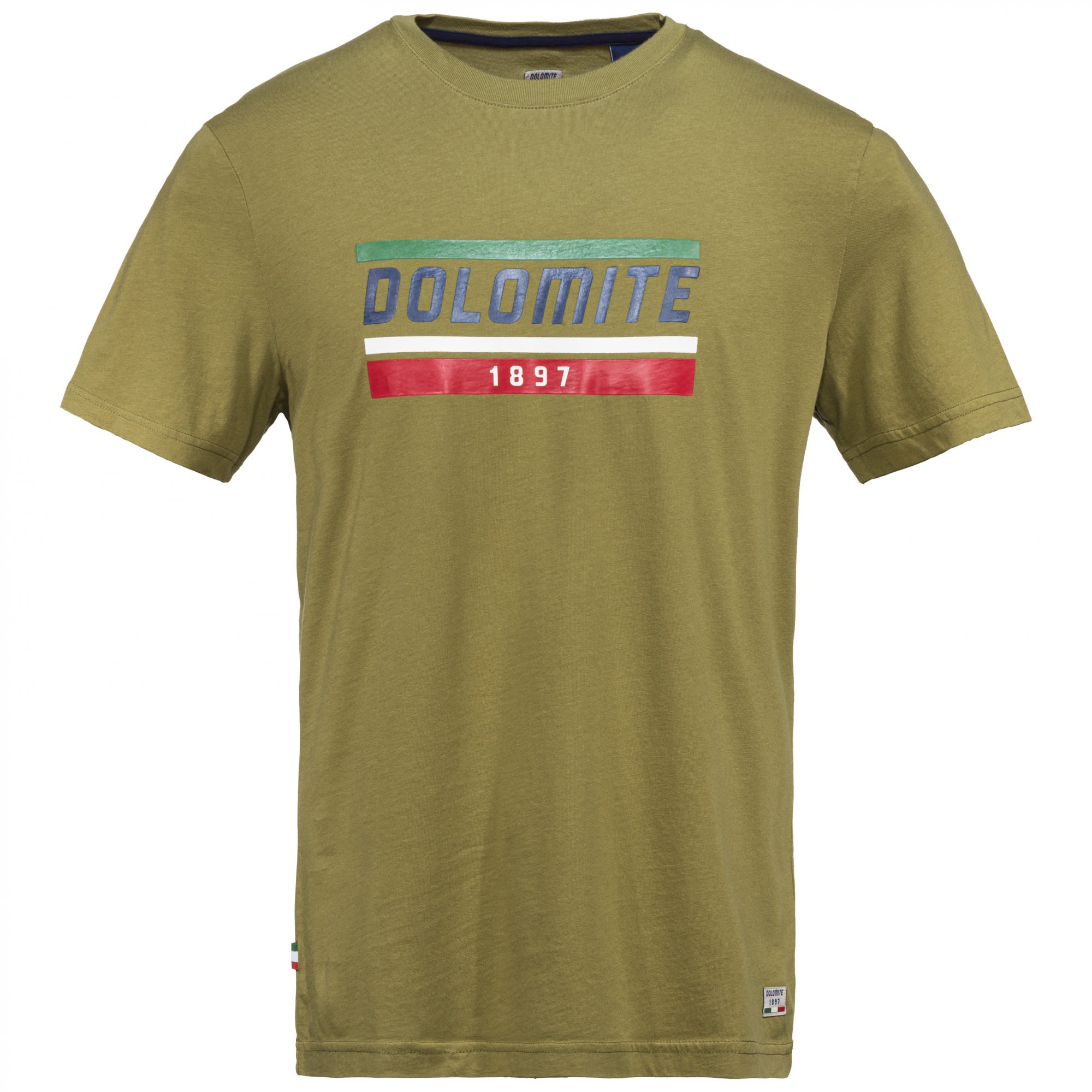 Dolomite Gardena T-Shirt Grn- Male Kurzarm-Shirts- Grsse M - Farbe Chalice Khaki Green