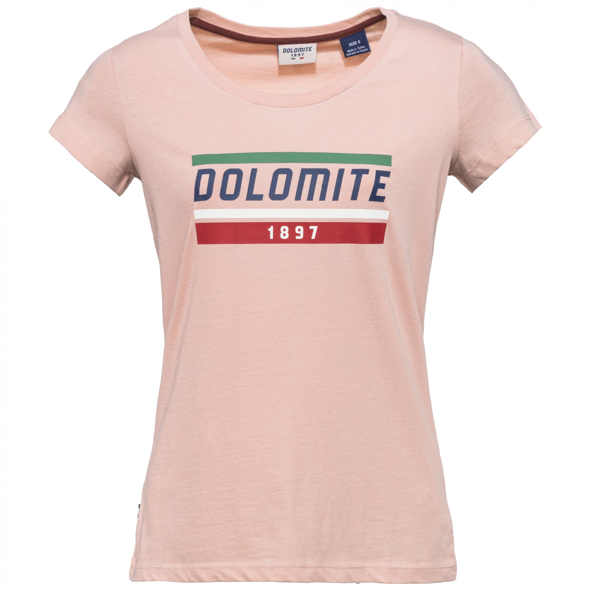 Dolomite Gardena T-Shirt Pink- Female Kurzarm-Shirts- Grsse S - Farbe Blast Beige