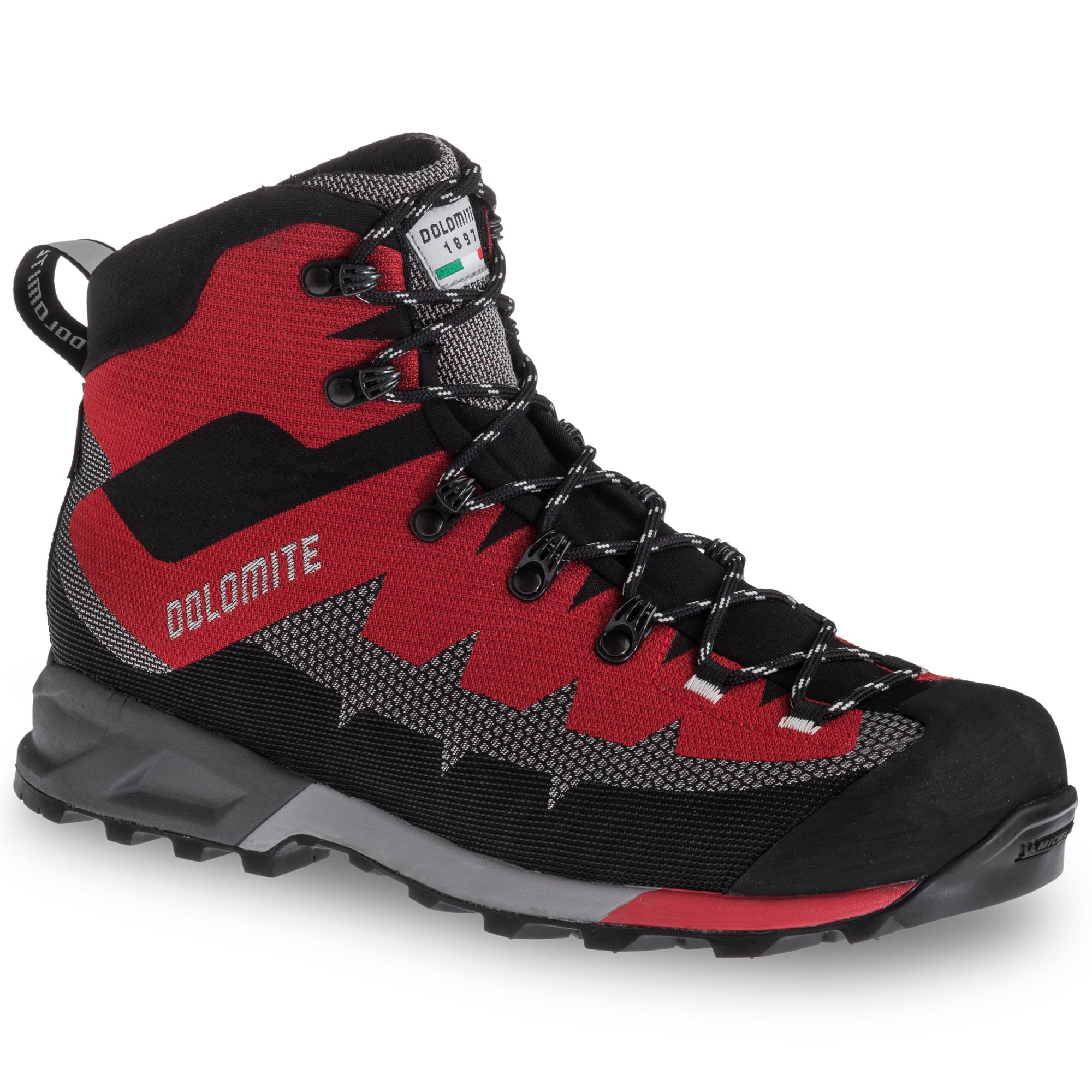 Dolomite Steinbock WT Gtx(R)(R) Rot - Schwarz- Male Gore-Tex(R) Wander- und Trekkingstiefel- Grsse EU 40 - Farbe Pewter Grey - Fiery Red
