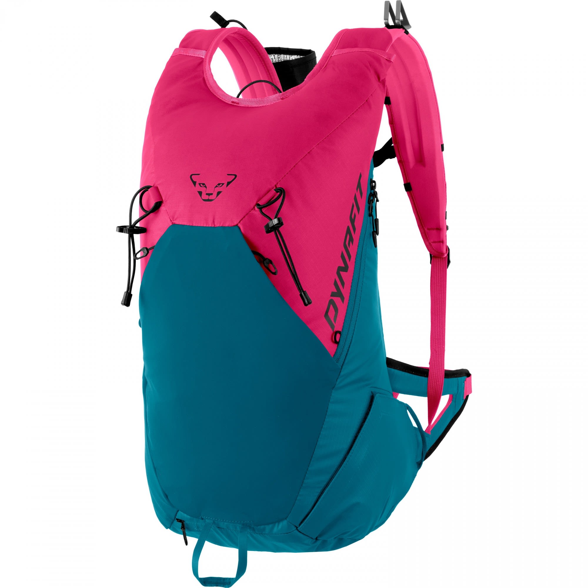 Dynafit Radical 28 Backpack Colorblock - Blau - Pink- Ski- und Tourenruckscke- Grsse 28l - Farbe Flamingo - Reef