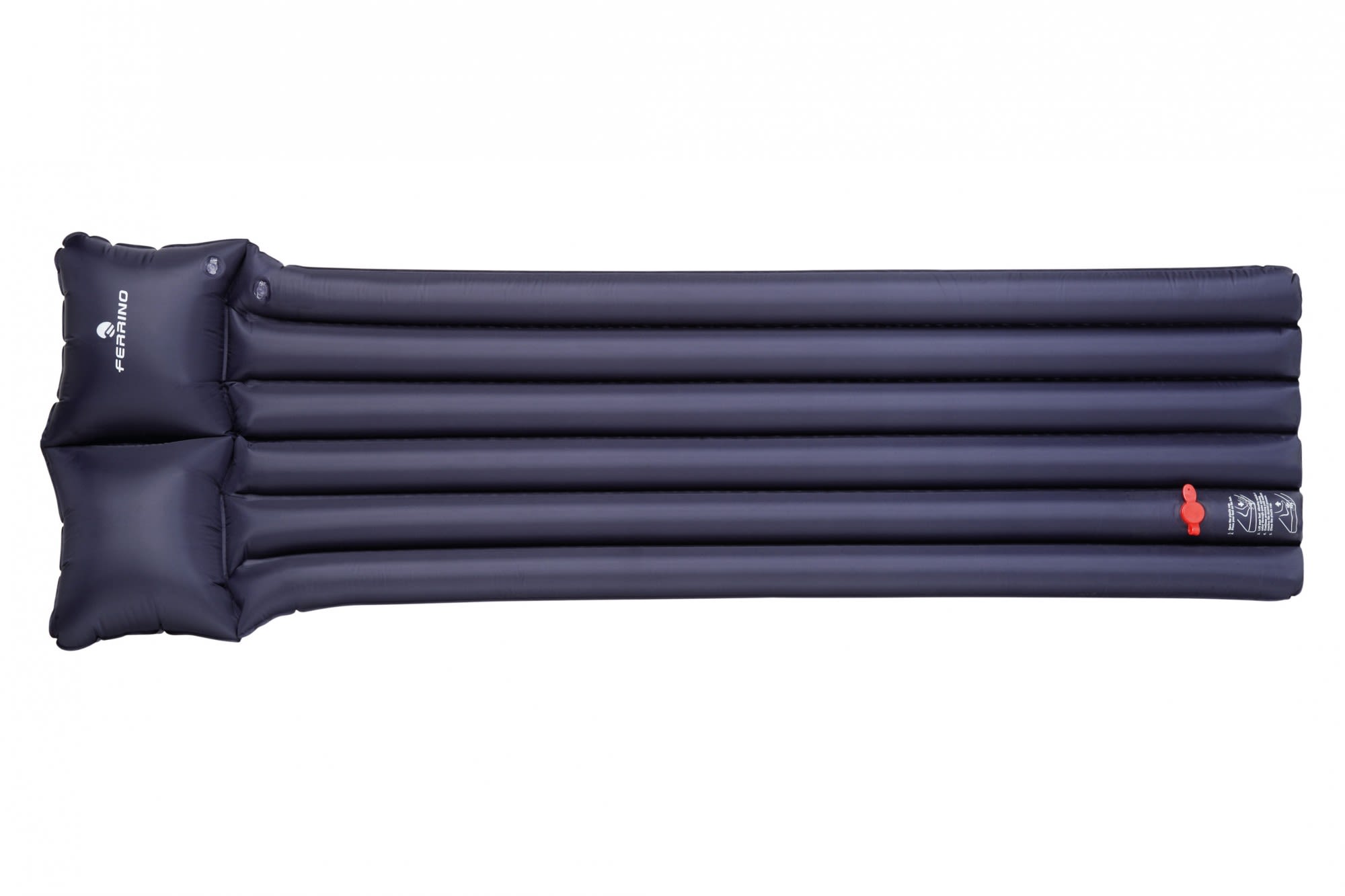 Ferrino 6 Tube Luftmatratze MIt Kopfkissen Blau- Thermo-Luftmatratzen- Grsse 180 cm - Farbe Blue