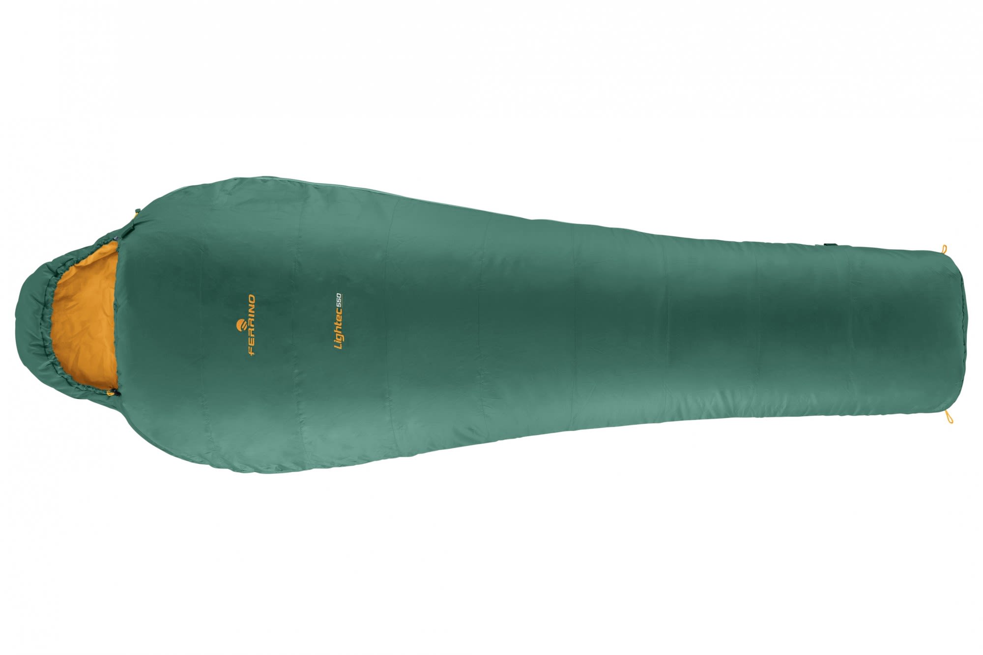 Ferrino Lightec 550 Grn- Schlafscke- Grsse 215 cm - RV links - Farbe Green