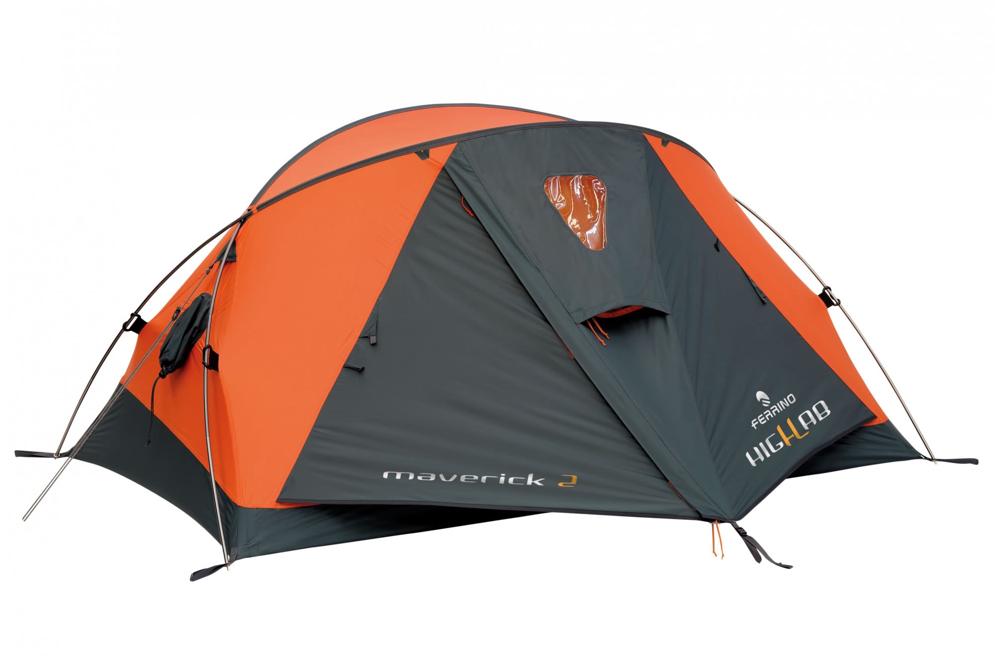 Ferrino Maverick 2 Grau - Orange- Kuppelzelte- Grsse 2 Personen - Farbe Orange - Grey