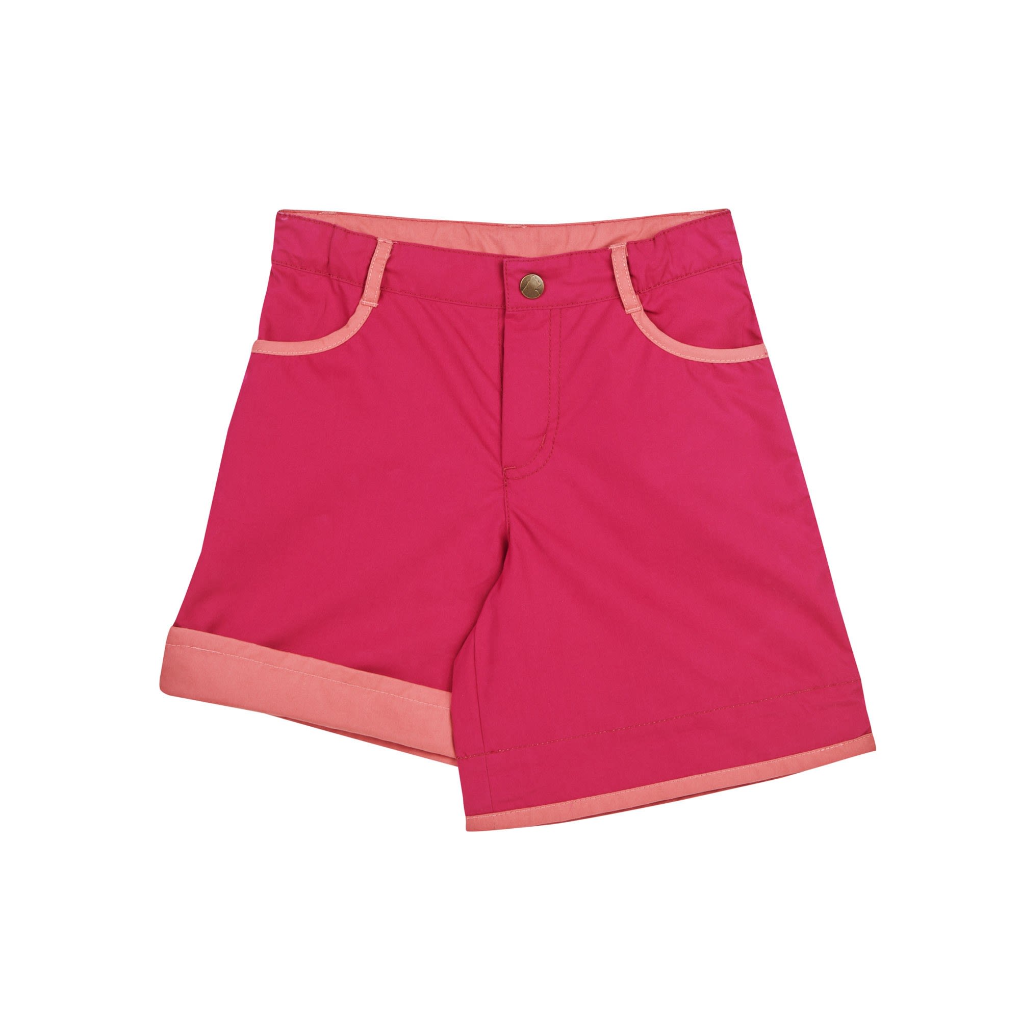 Finkid Girls Kuukkeli Pink- Female Shorts- Grsse 80 - 90 - Farbe Beet Red - Rose