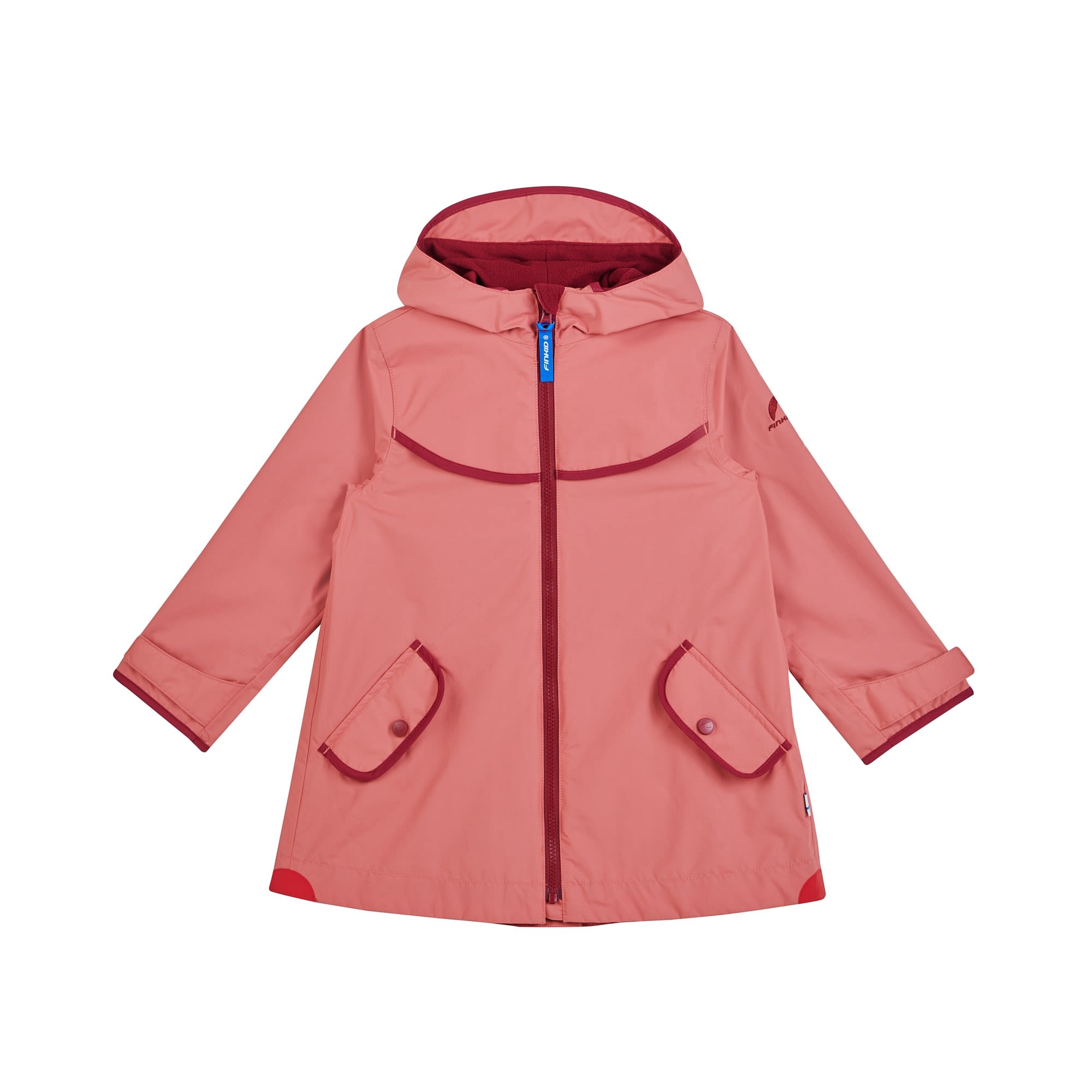 Finkid Girls Liisa Pink- Female Anoraks- Grsse 80 - 90 - Farbe Rose - Beet Red unter Finkid