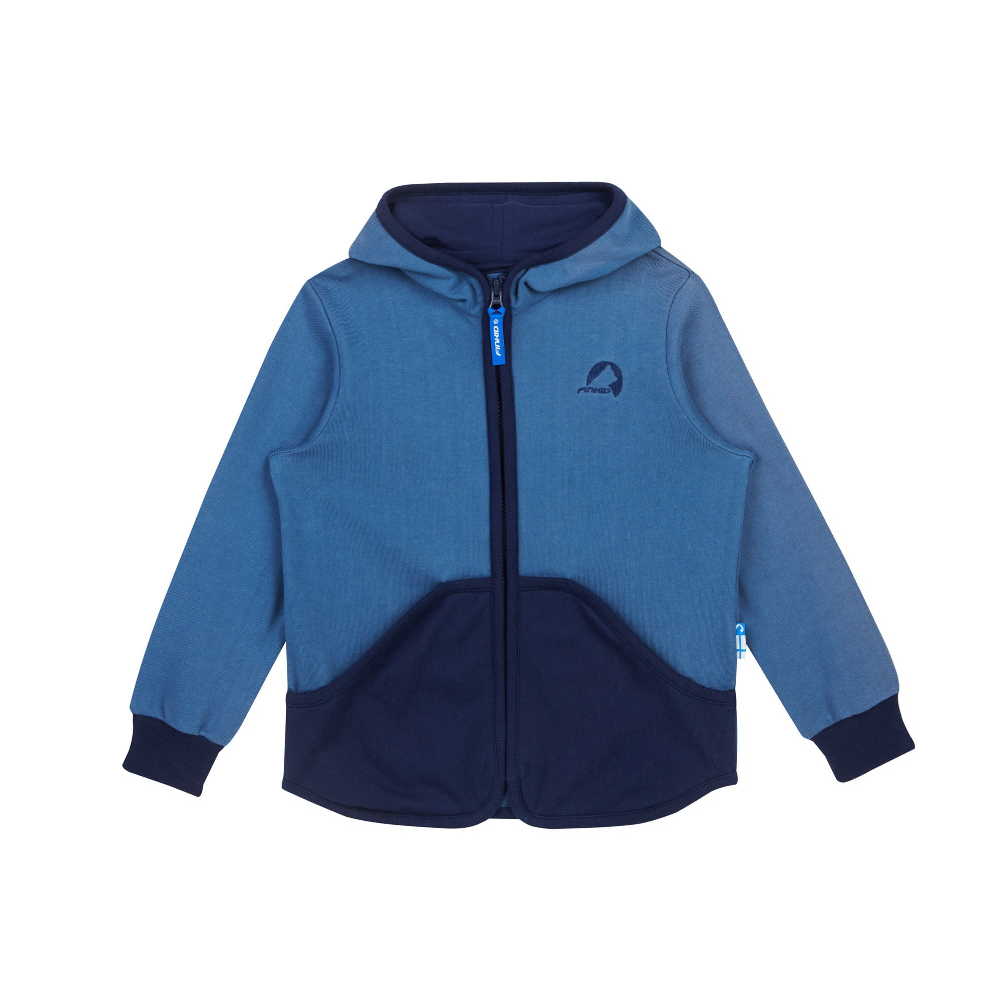 Finkid Jaakko Colorblock - Blau- Anoraks- Grsse 80 - 90 - Farbe Real Teal - Navy unter Finkid