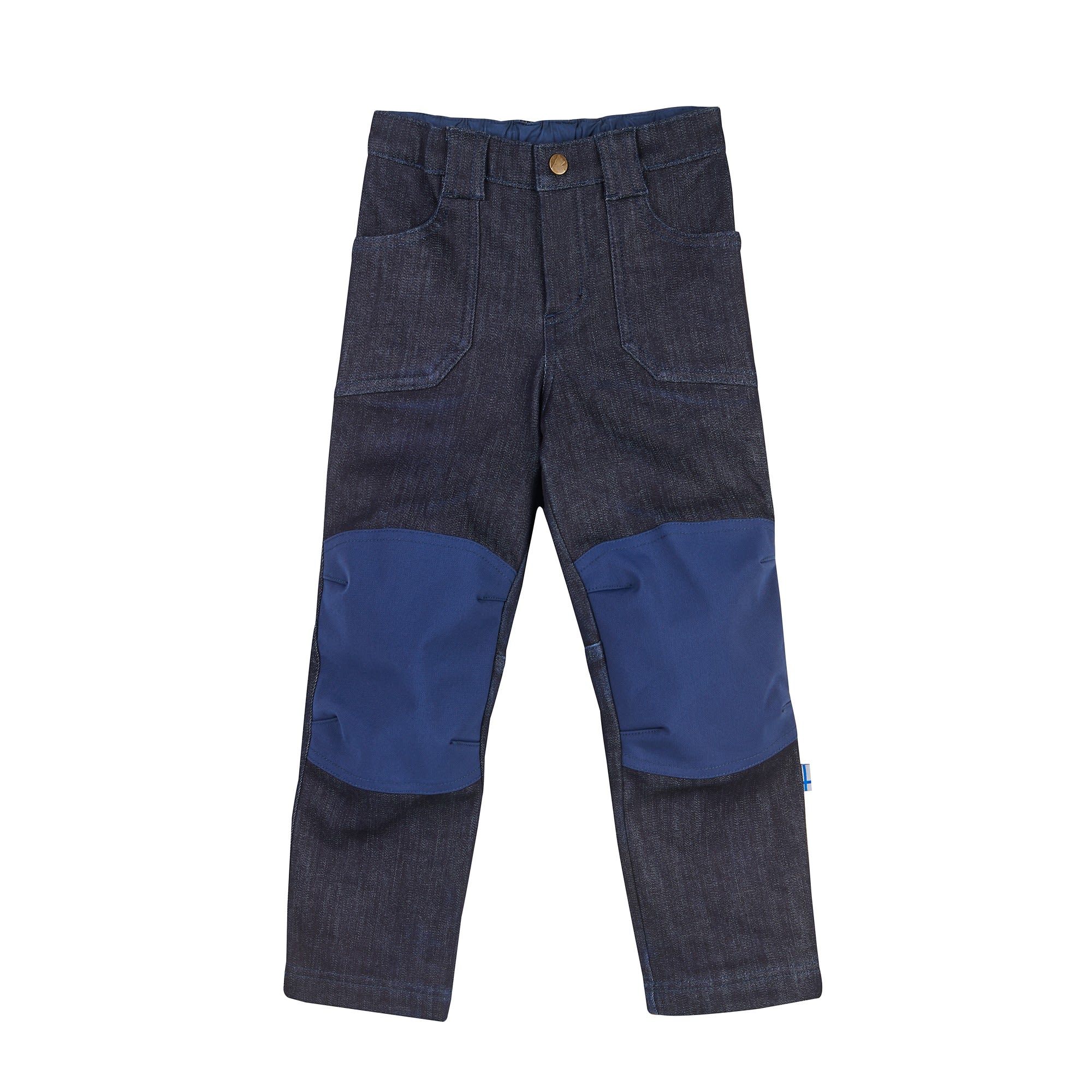 Finkid Kalle Thermo Denim Blau- Softshellhosen- Grsse 80 - 90 - Farbe Denim unter Finkid