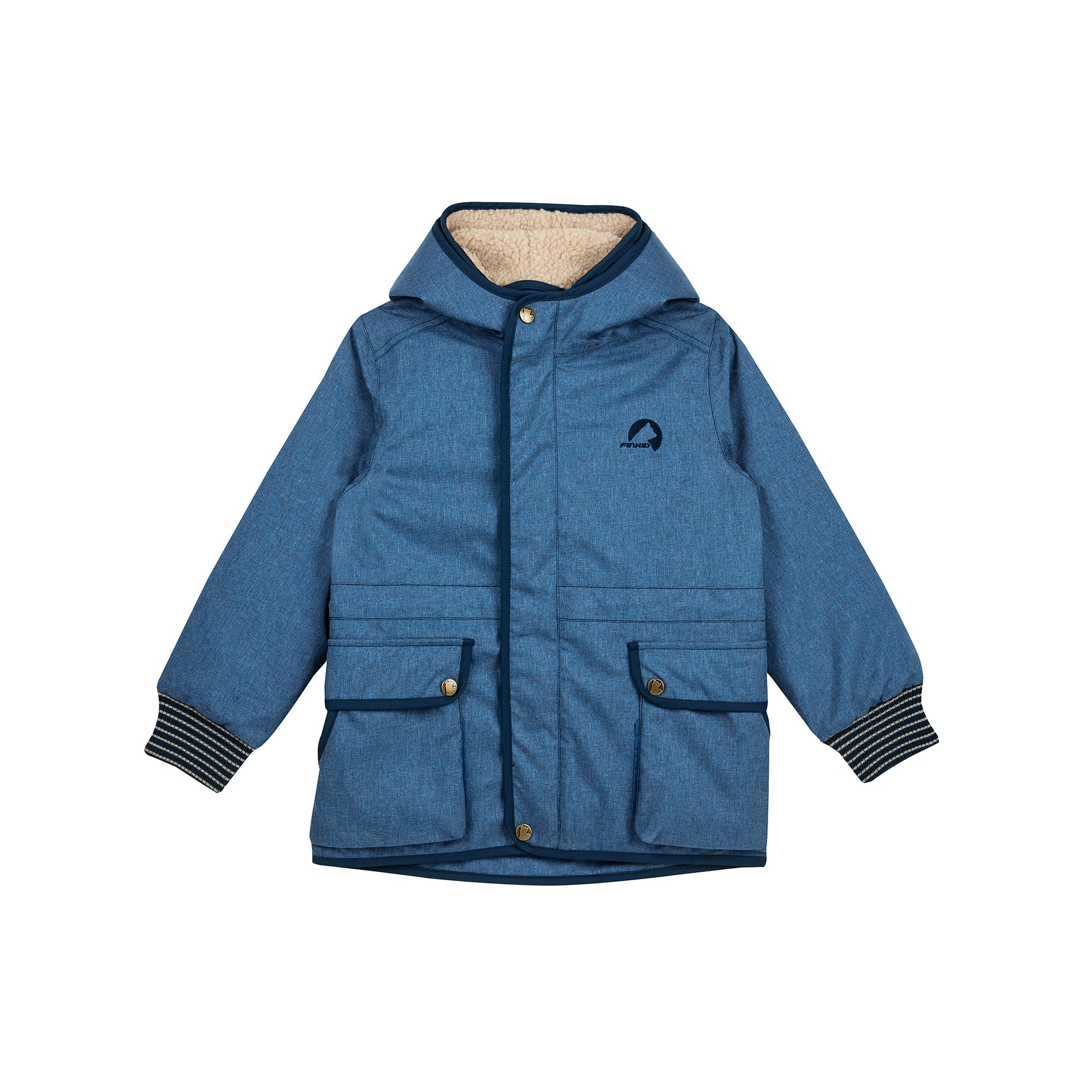 Finkid Kamu Ice (Vorgngermodell) Blau- Anoraks- Grsse 90 - 100 - Farbe Denim - Navy