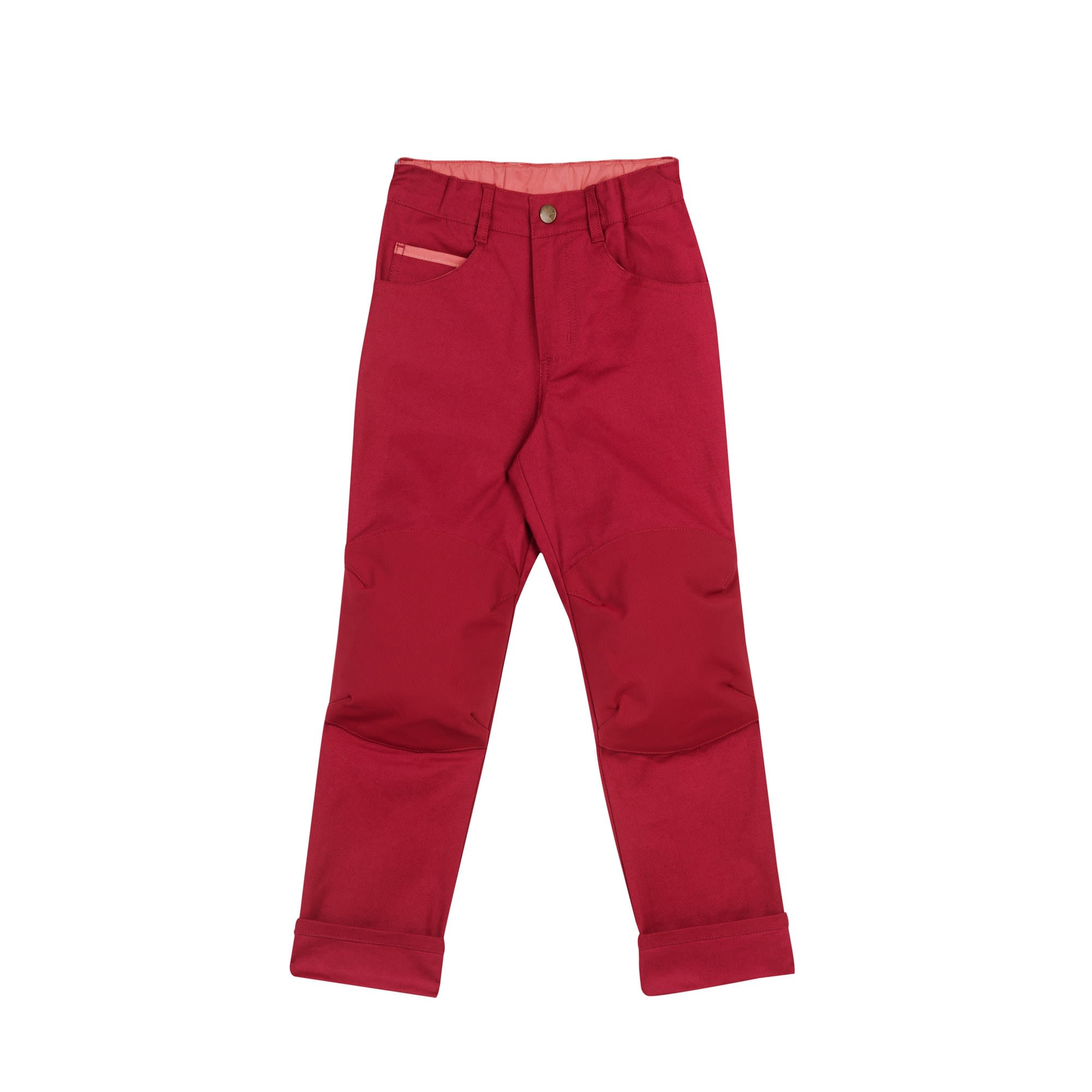 Finkid Kuusi Canvas Rot- Softshellhosen- Grsse 100 - 110 - Farbe Beet Red