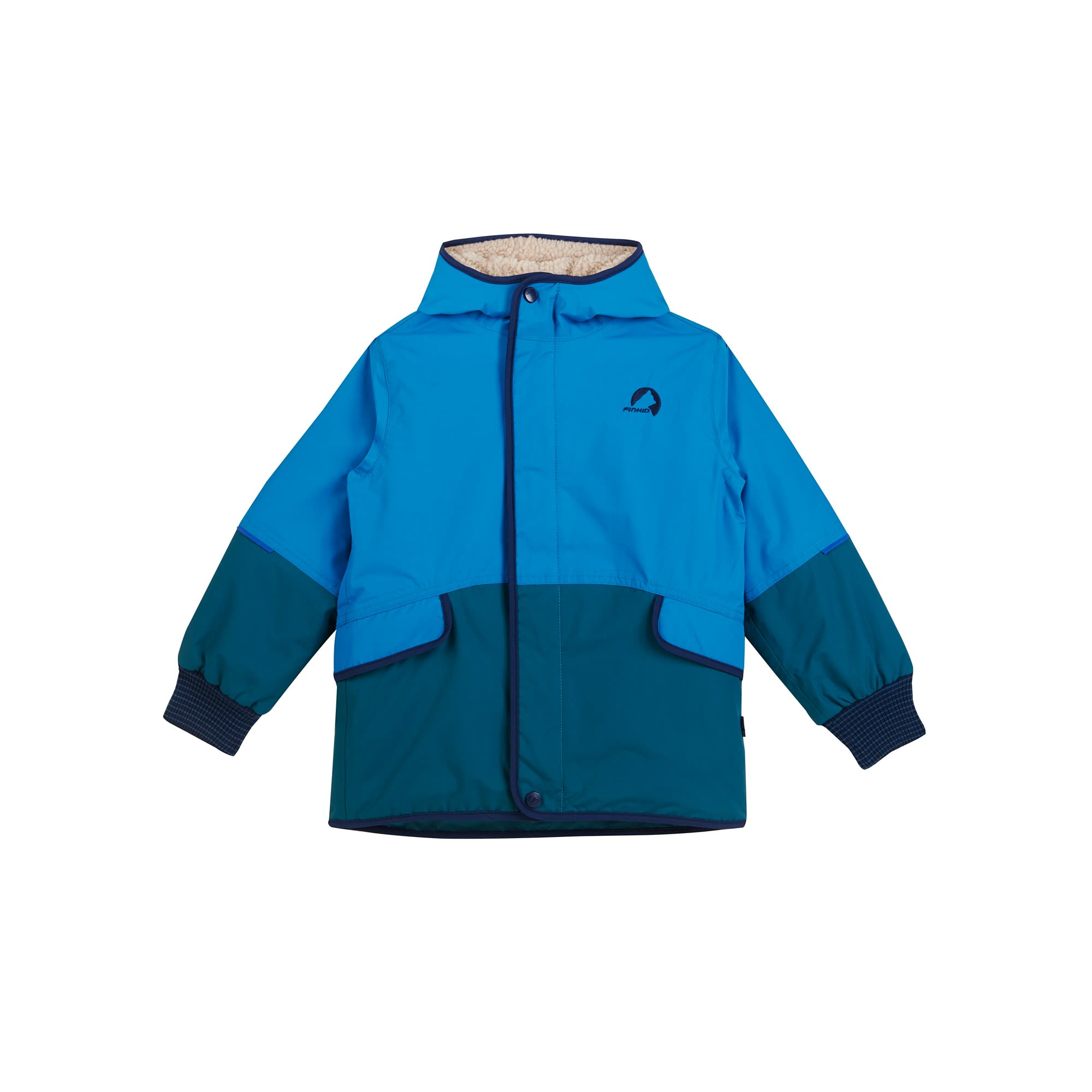 Finkid Moska Mukka Colorblock - Blau- Anoraks- Grsse 80 - 90 - Farbe Seaport - Navy